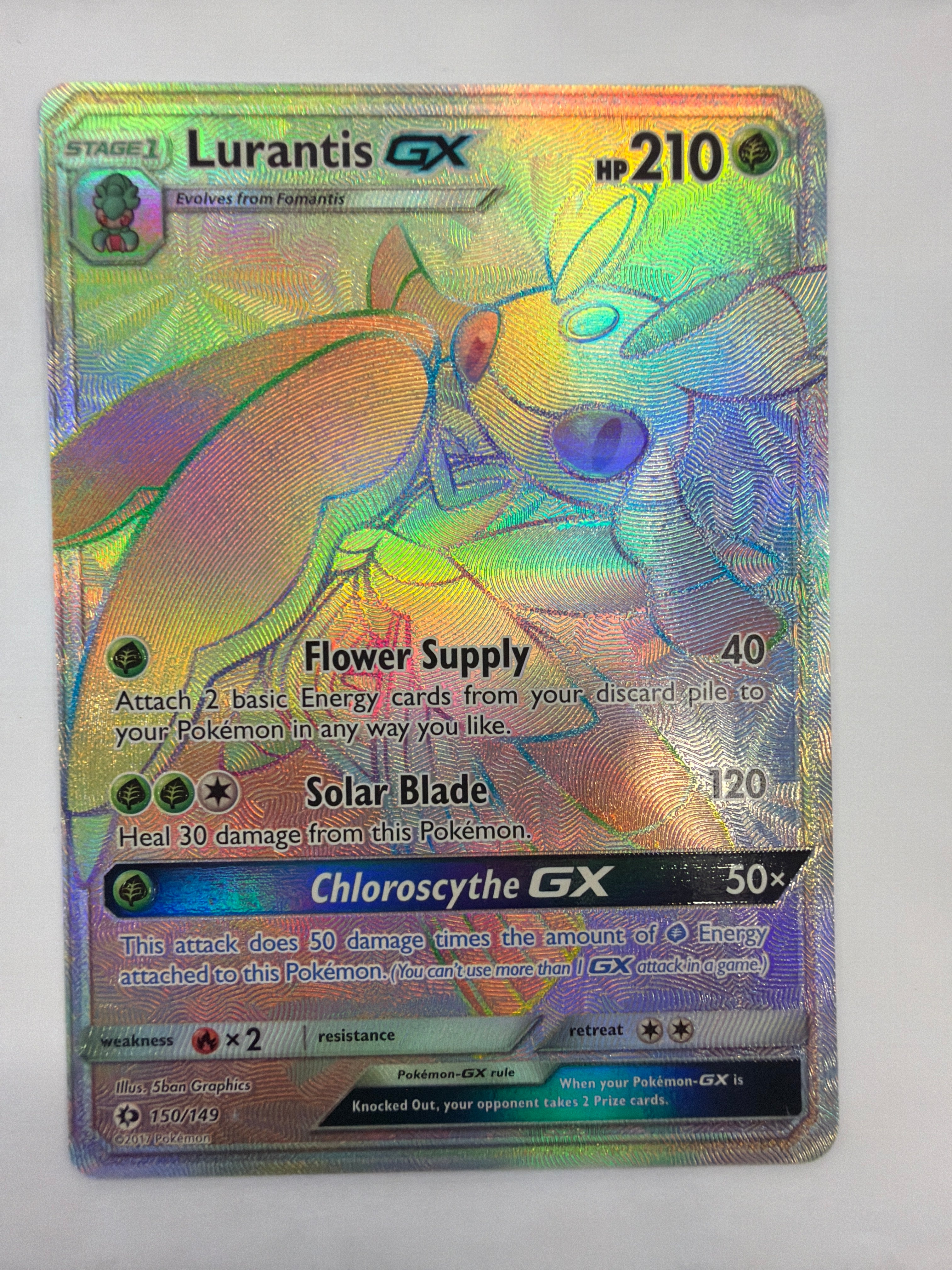 Pokémon TCG - Sun & Moon Lurantis GX 150/149 NM