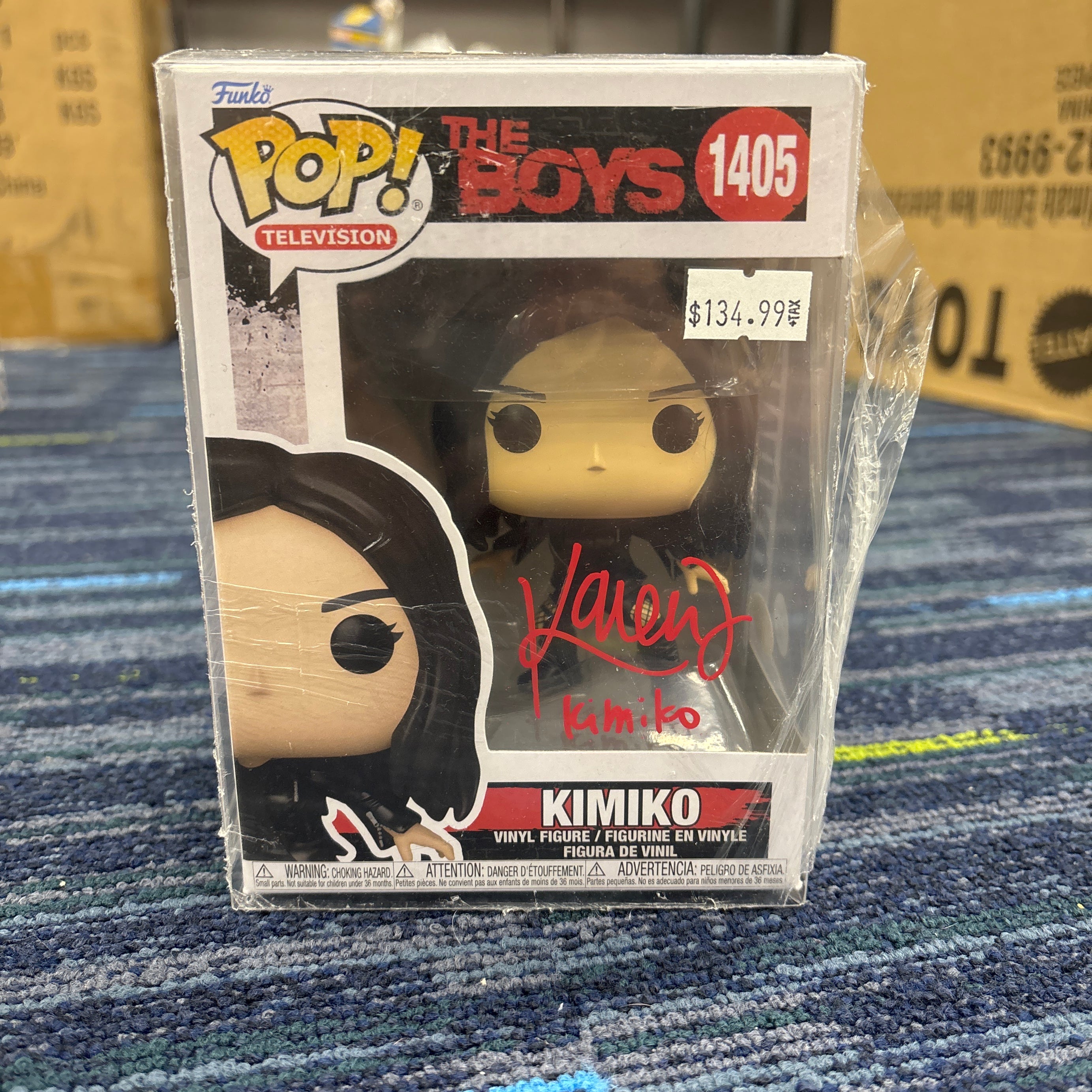(SIGNED) Funko Pop! Television The Boys Kimiko #1405 JSA CERT