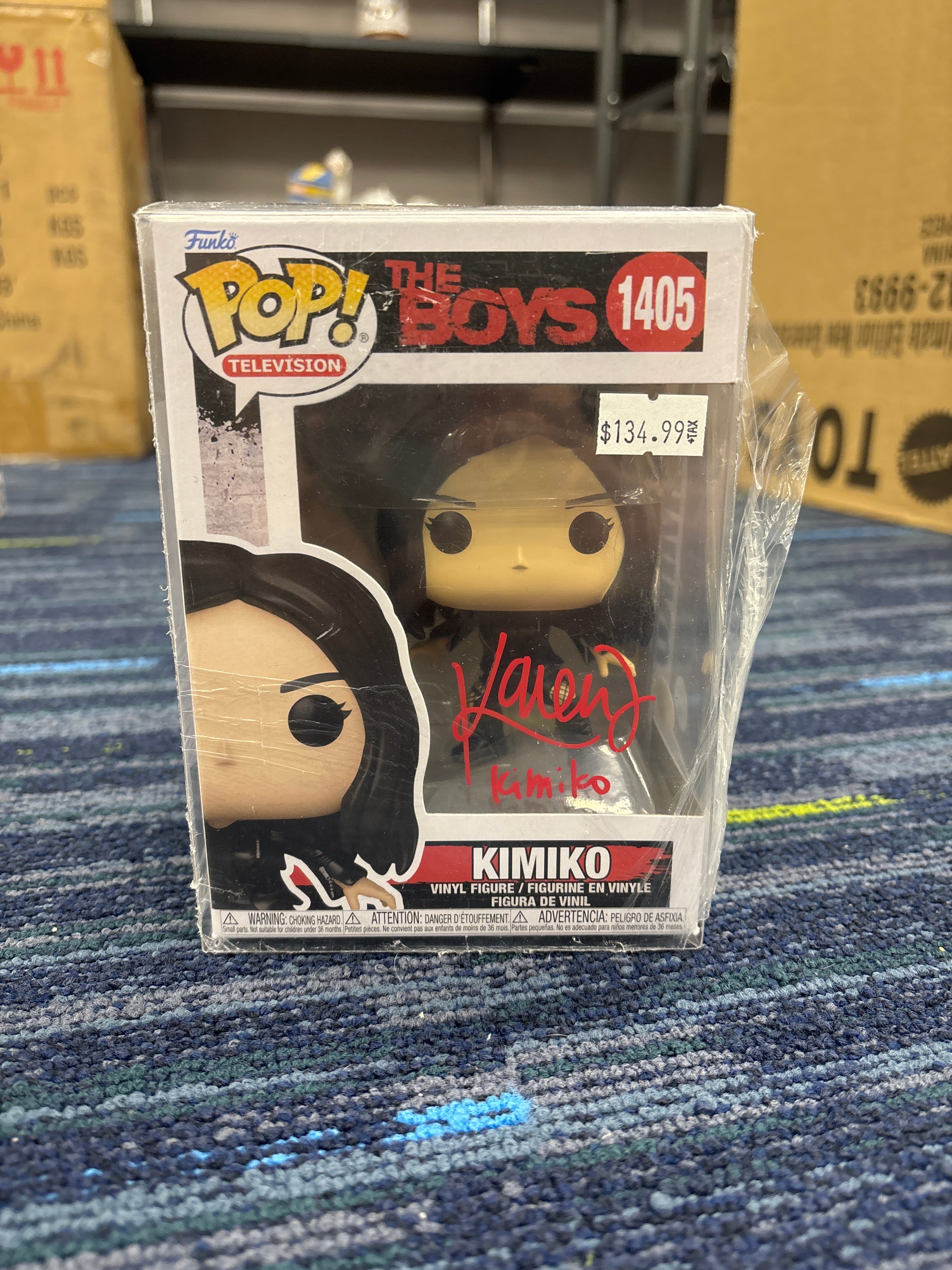 (SIGNED) Funko Pop! Television The Boys Kimiko #1405 JSA CERT