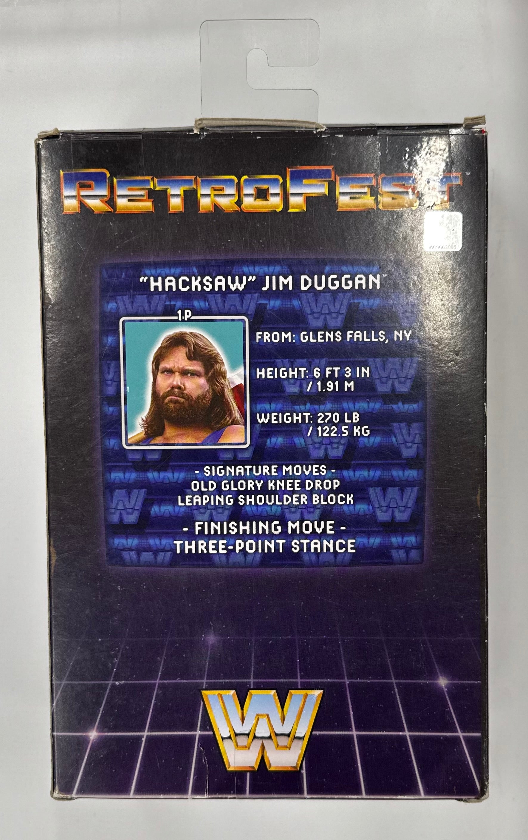 WWE Mattel Elite Collection RetroFest Hacksaw Jim Duggan Signed Action Figure W/ JSA Cerftication