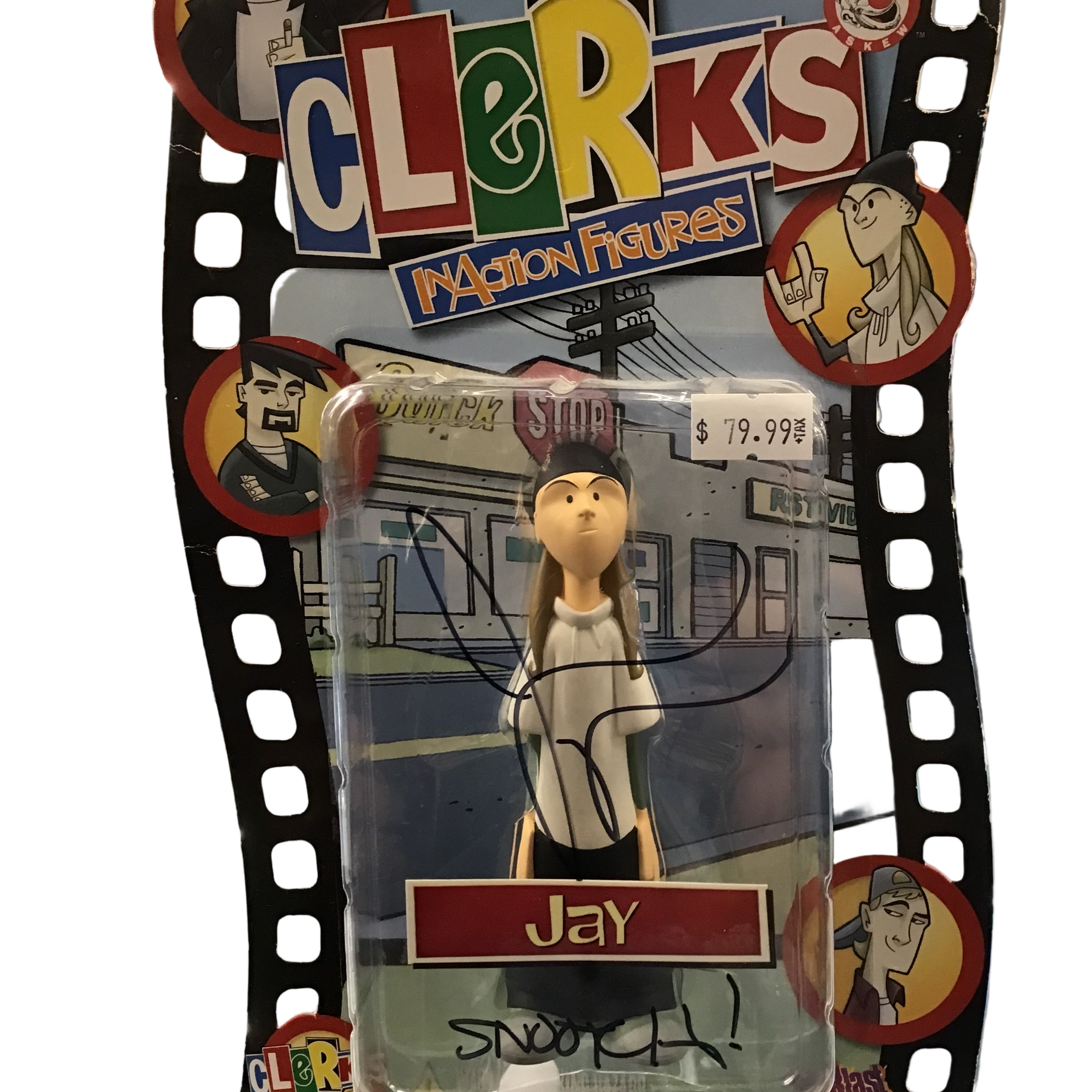 Big Blast Clerks Series 1 Jay signed by Jason Mewes Action Figure