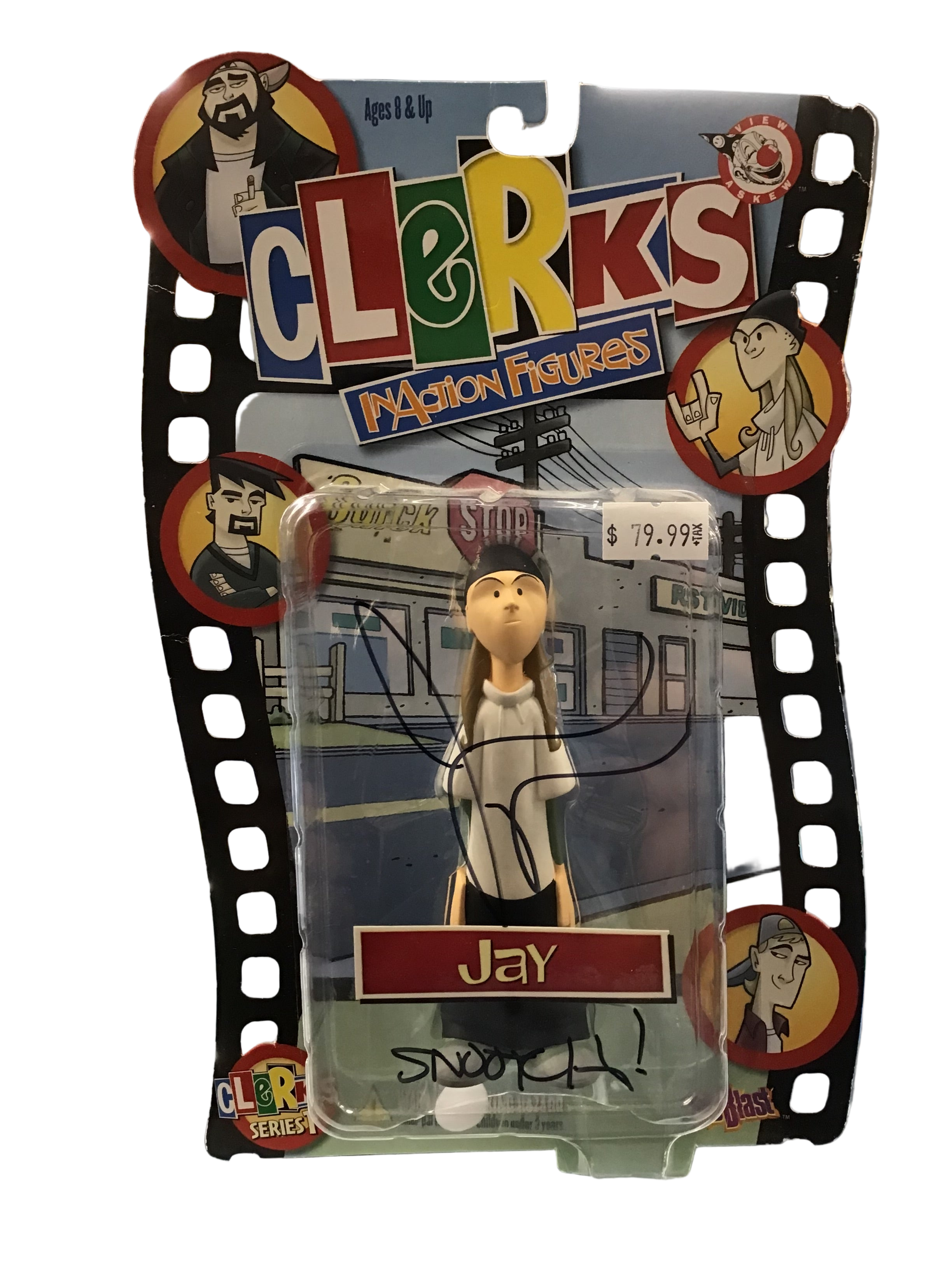 Big Blast Clerks Series 1 Jay signed by Jason Mewes Action Figure