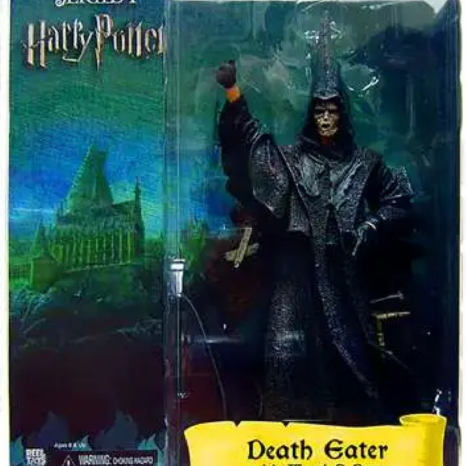 NECA Harry Potter The Order of the Phoenix Death Eater with Wand & Base Series 1 Action Figure
