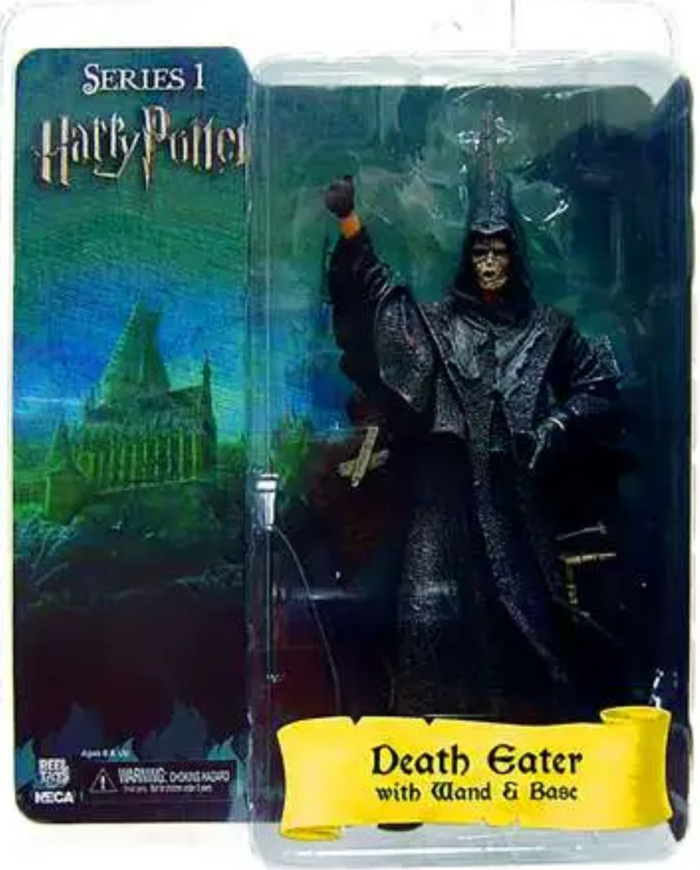 NECA Harry Potter The Order of the Phoenix Death Eater with Wand & Base Series 1 Action Figure