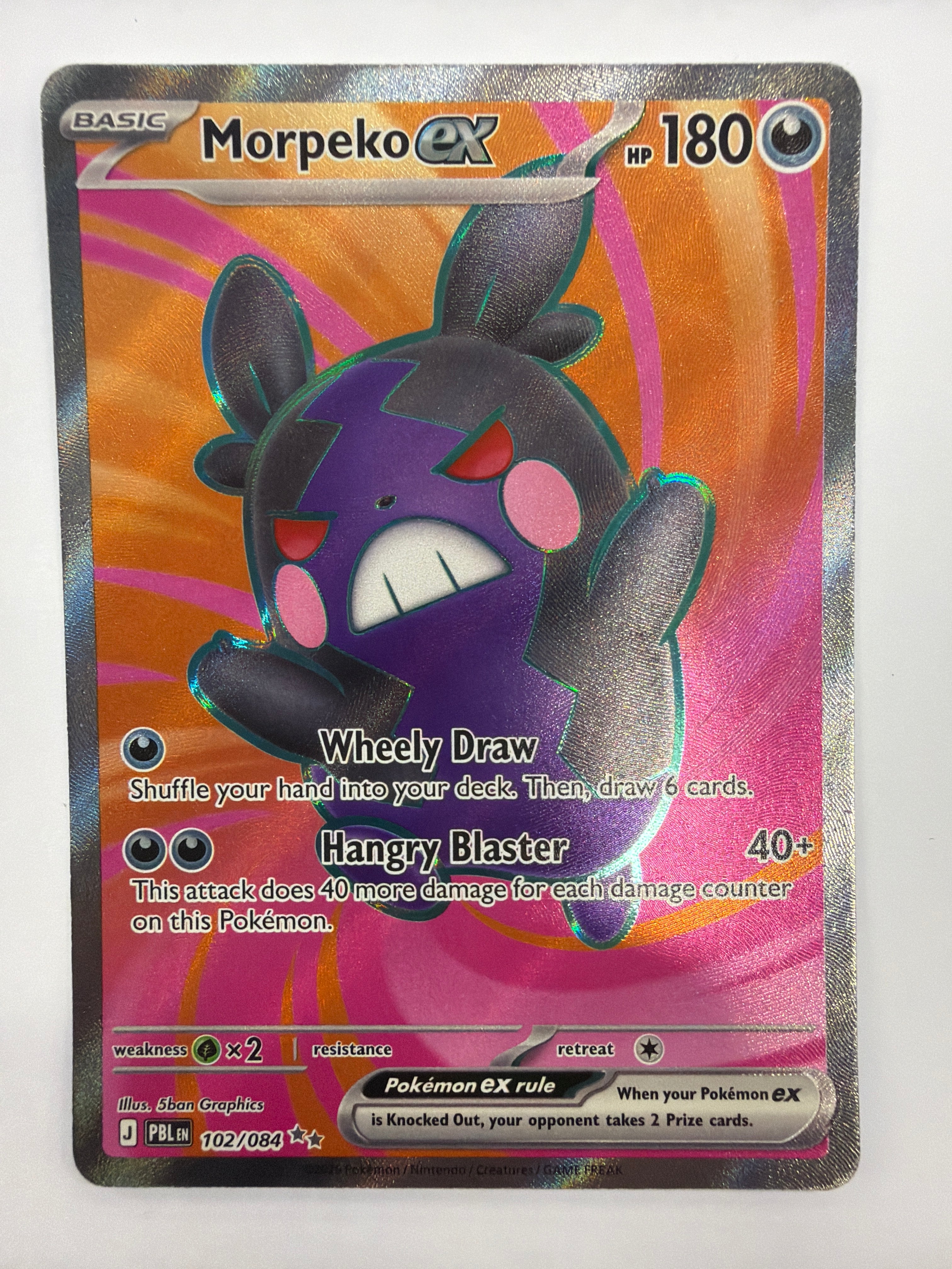 Pokémon TCG - Pitch Black Morpeko ex 102/084 NM