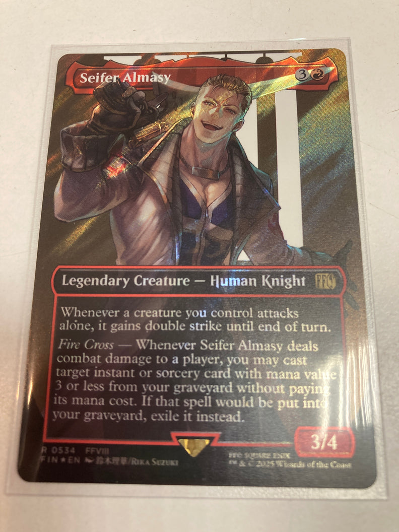 MTG TCG Seifer Almasy R 0534 FIN Borderless Surge Foil NM – True Believers  Gaming and Collectibles
