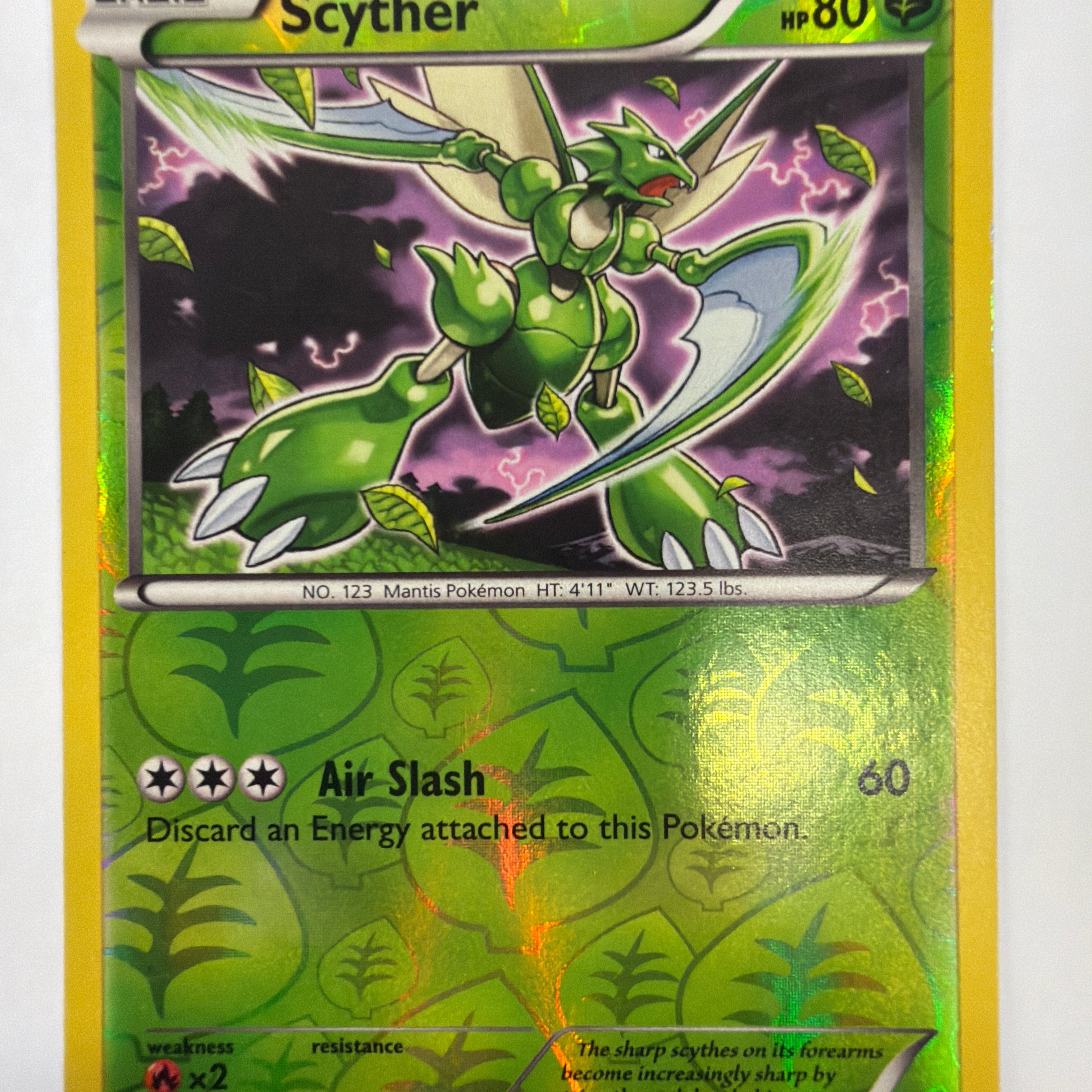 Pokémon TCG - Dark Explorers Scyther 4/108 Reverse Holo NM