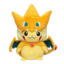 Pokémon Pikachu Wearing Mega Charizard Y Poncho Plush