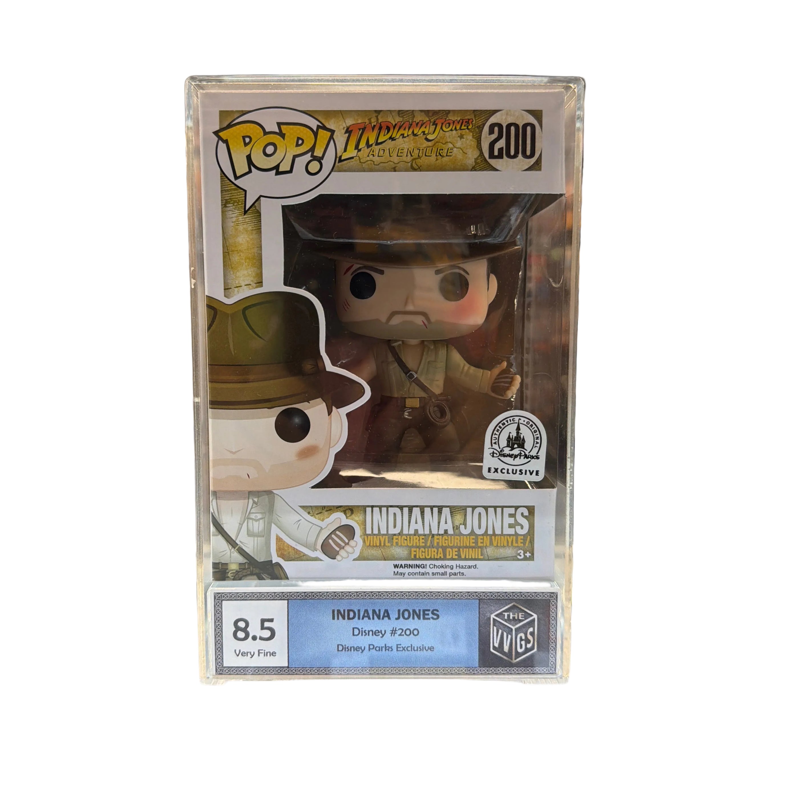 (GRADED) Funko Pop! Indiana Jones Adventure Indiana Jones Disney Parks Exclusive #200