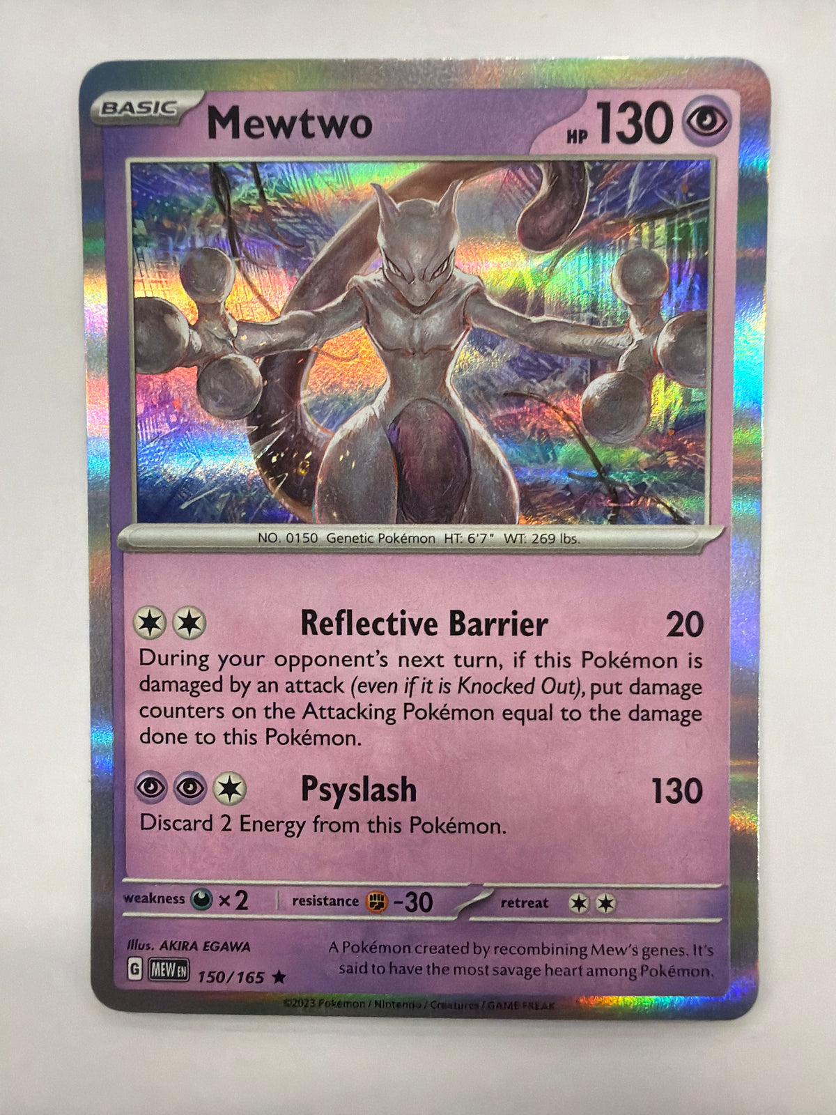 Pokémon TCG - 151 Mewtwo 150/165 NM