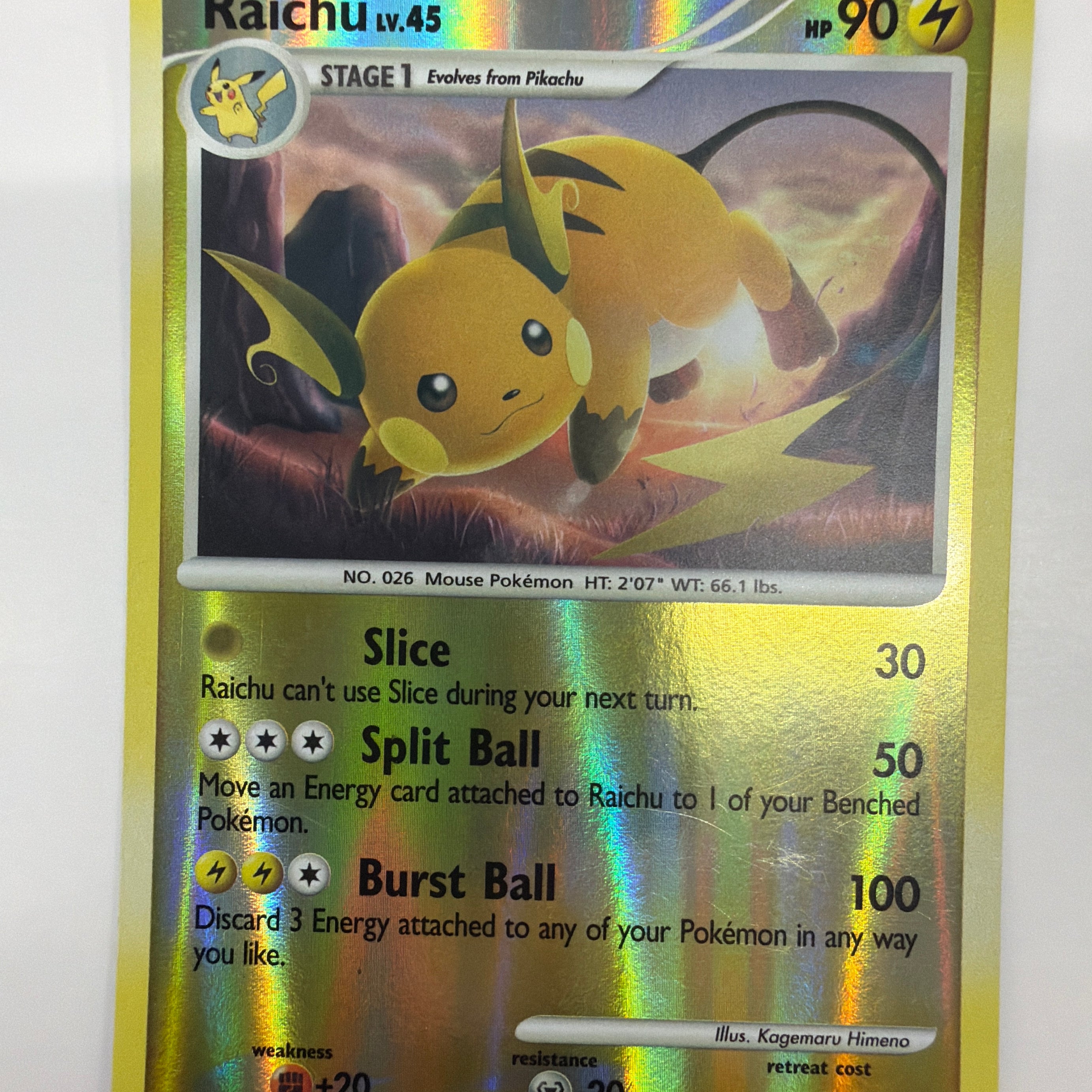 Pokémon TCG - Stormfront Raichu 8/100 Reverse Holo LP