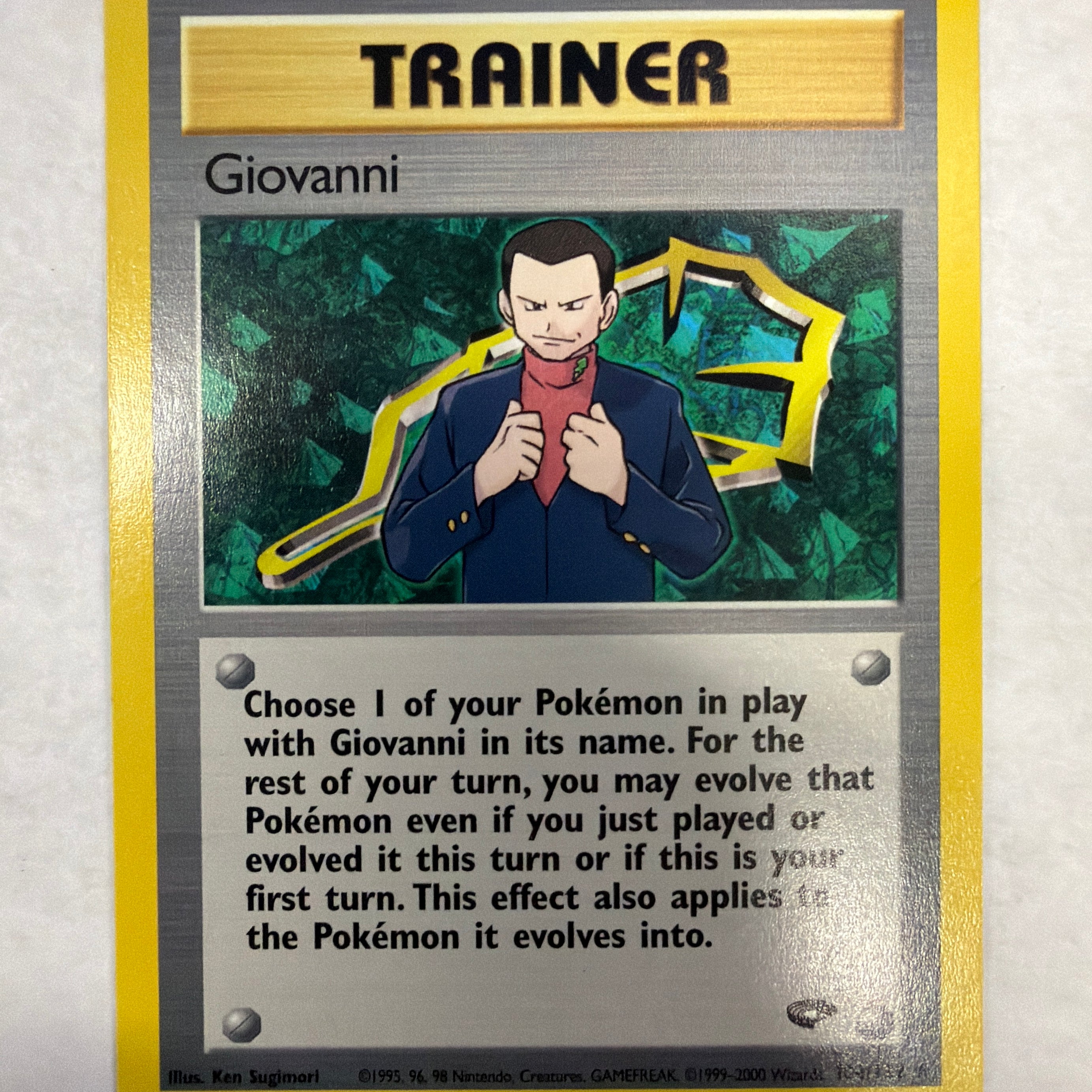Pokémon TCG - Gym Challenge Unlimited Giovanni 104/132 Non-Holo LP