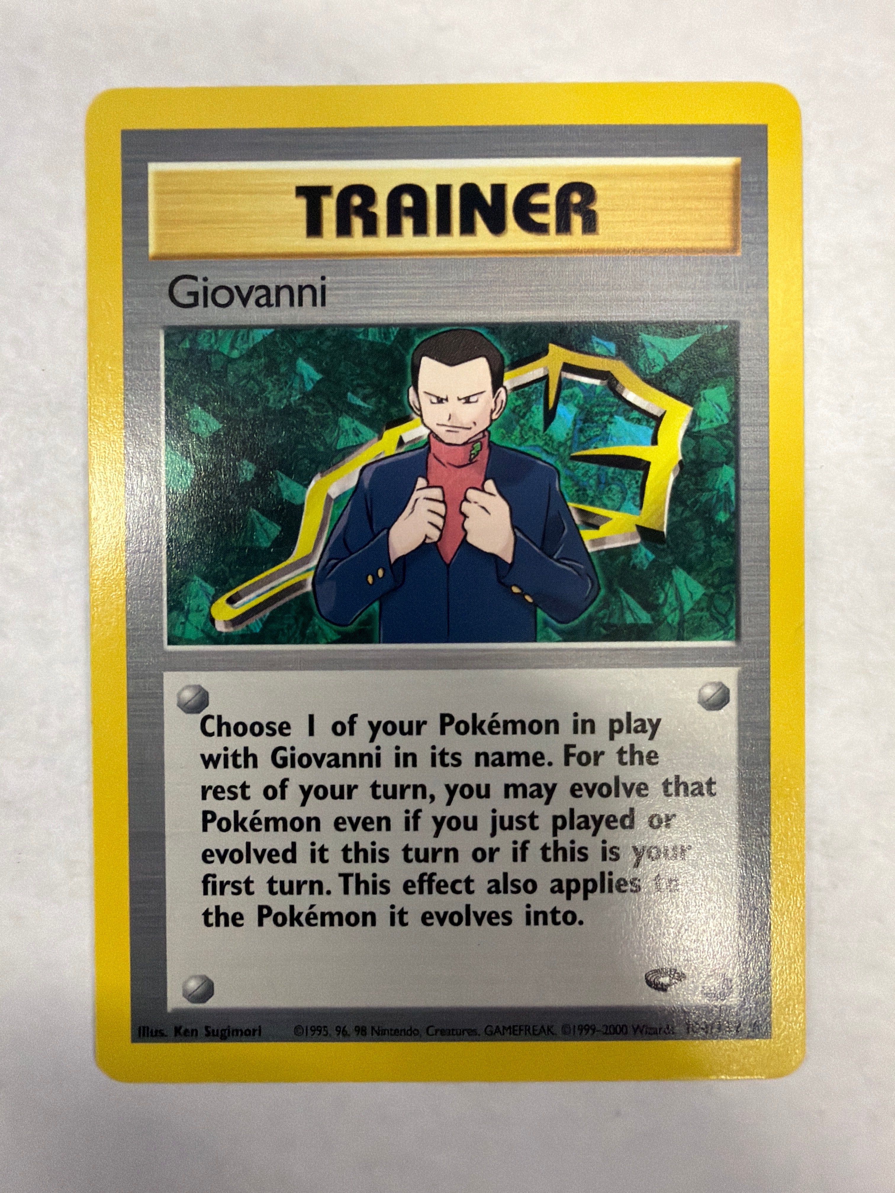 Pokémon TCG - Gym Challenge Unlimited Giovanni 104/132 Non-Holo LP