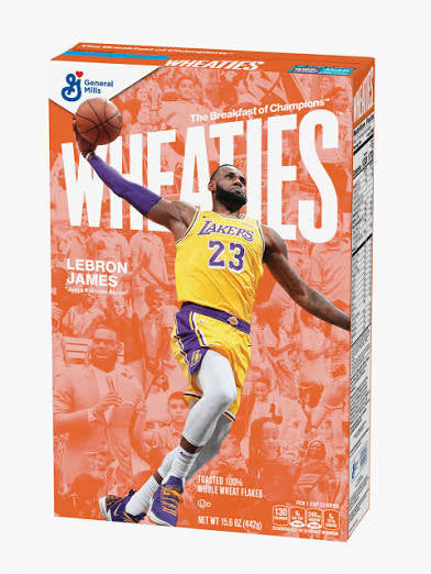 General Mills Wheaties LeBron James Cereal (Not for Consumption)