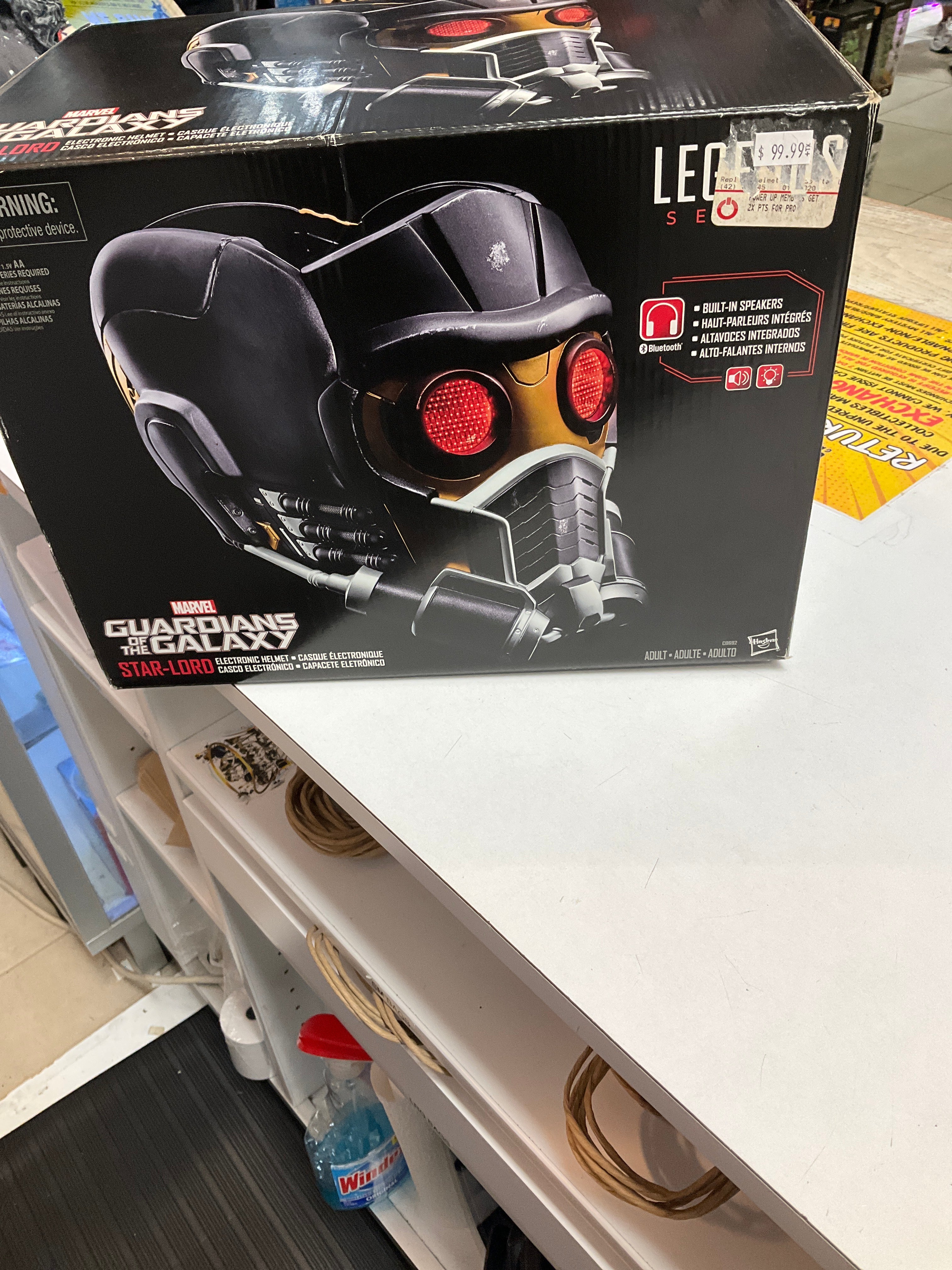 Star Lord Helmet Marvel Legends Electronic Helmet Guardians Of