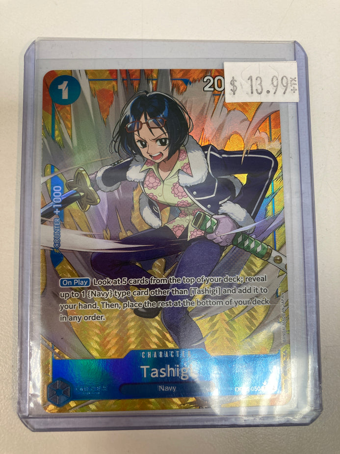 One Piece TCG Tashigi OP06-050 R Mint True Believers Gaming and Collectibles One Piece TCG Tashigi OP06-050 R Mint True Believers Gaming and Collectibles