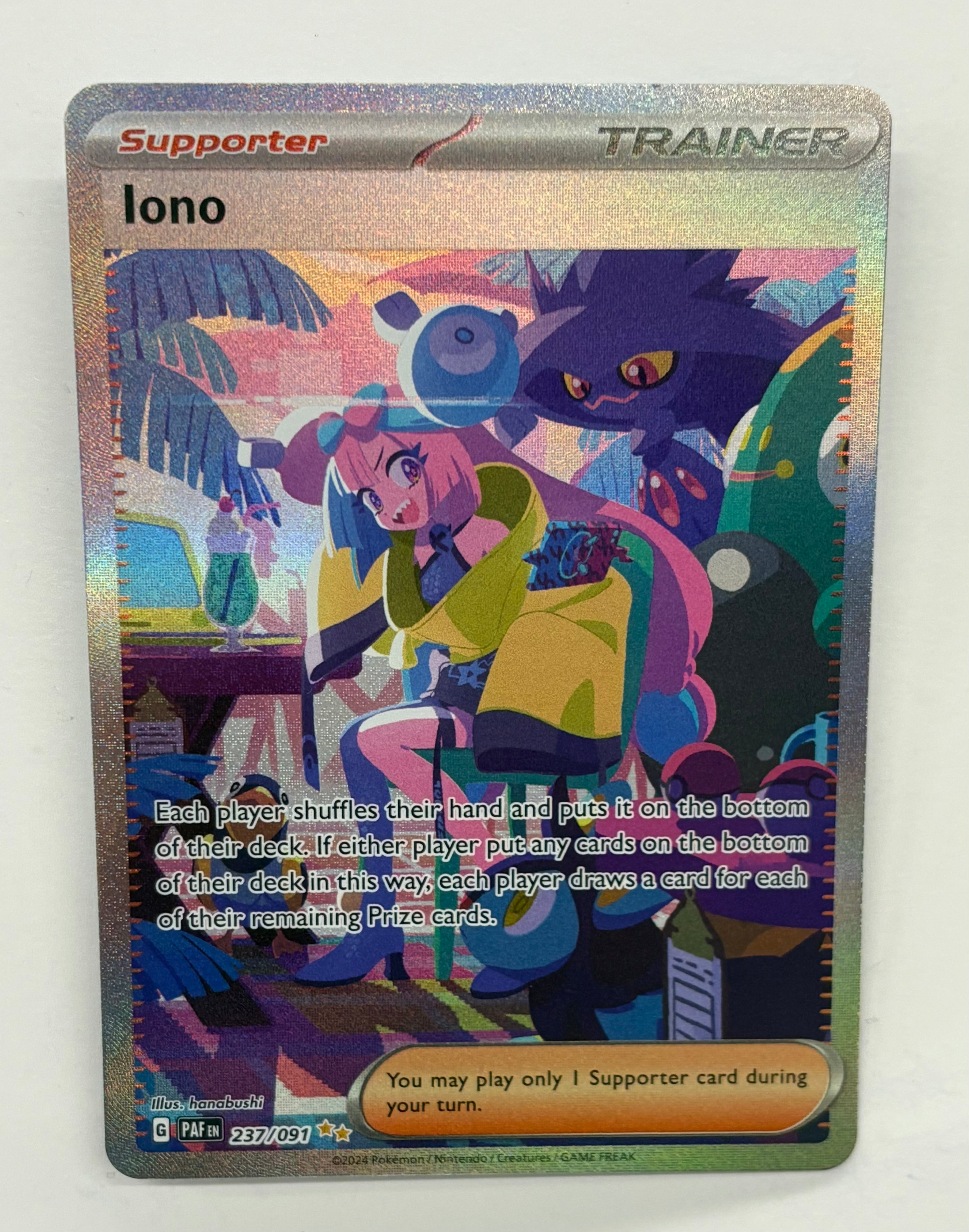 Pokémon TCG - Paldean Fates Iono 237/091 NM