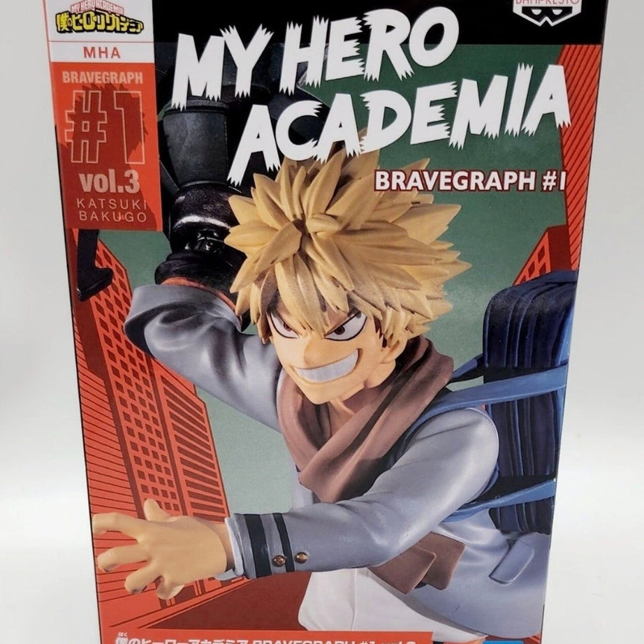 Bandpresto My Hero Academia Bravegraph #1 Vol. 3 Katsuki Bakugo Statue