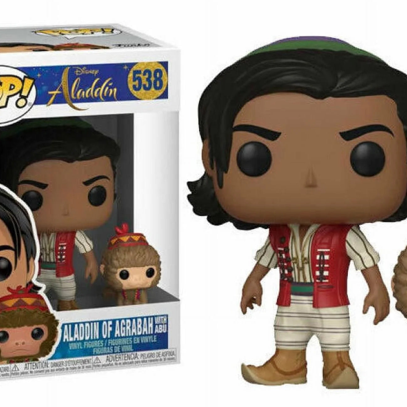 Funko Pop! Disney Aladdin Aladdin Of Agrabah With Abu #538
