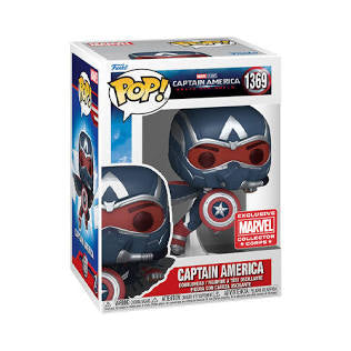 Funko Pop! Marvel Studios Captain America Brave New World Captain America #1369 Marvel Collector Corps Exclusive