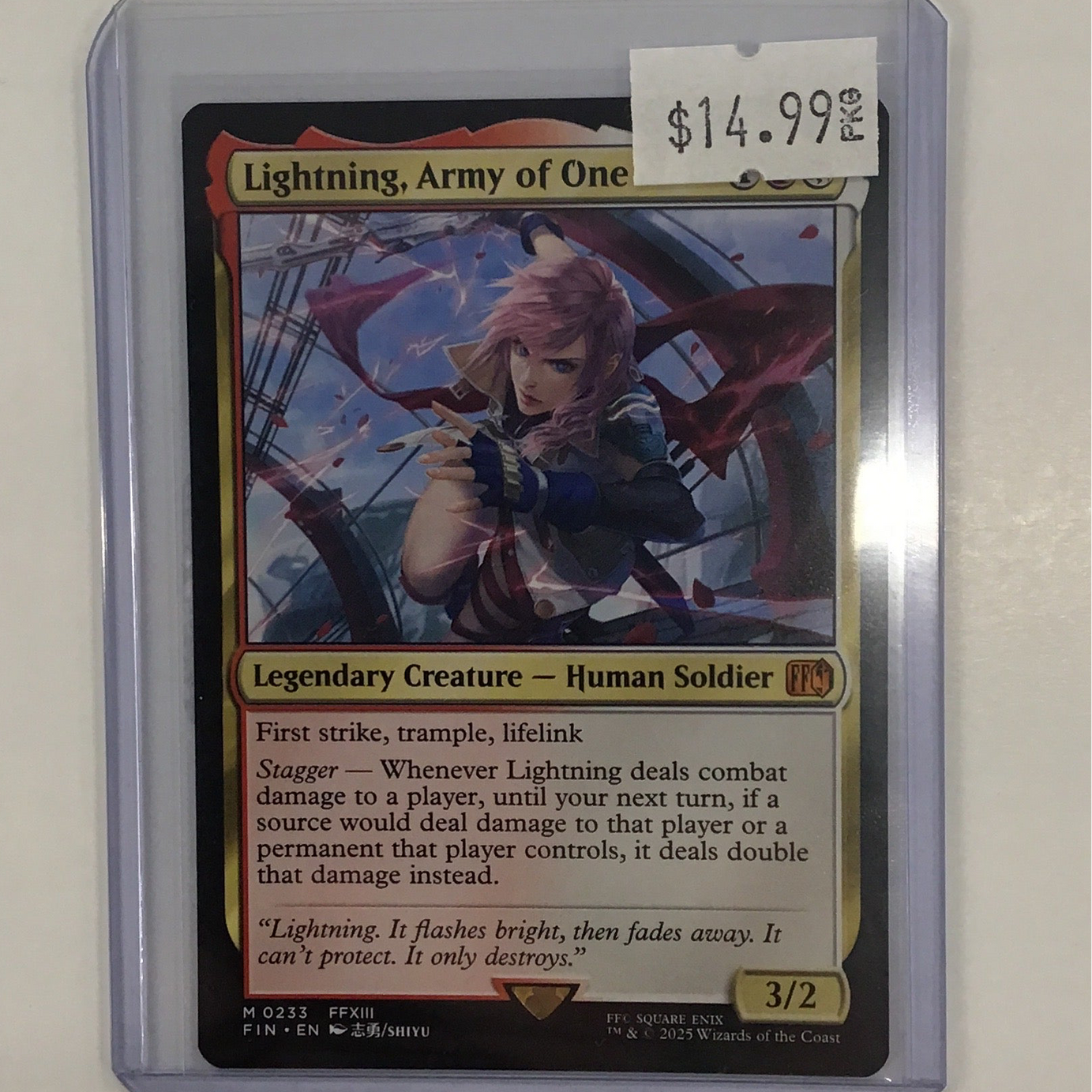 Magic the Gathering TCG - Lightning, Army of One 233 NM