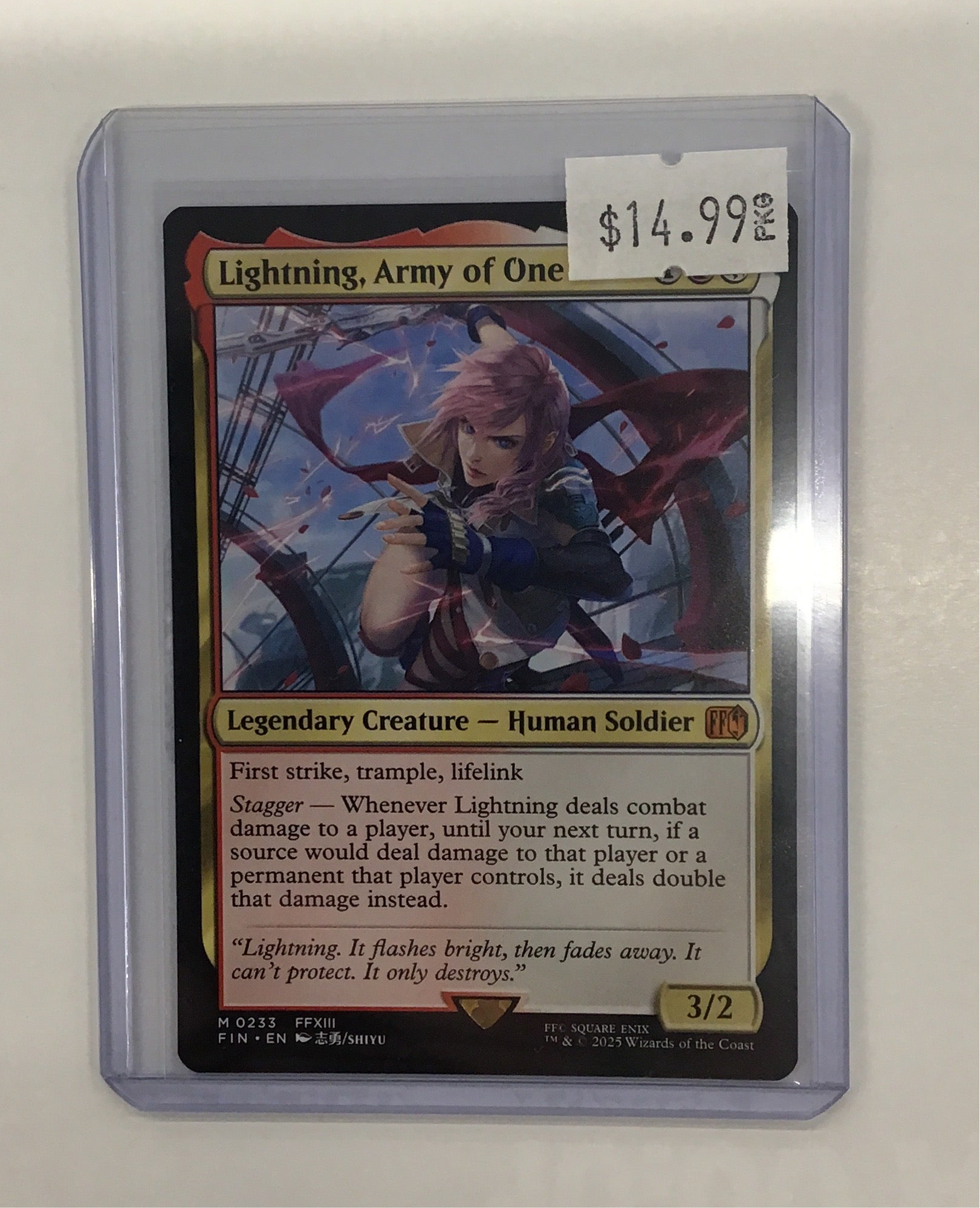 Magic the Gathering TCG - Lightning, Army of One 233 NM
