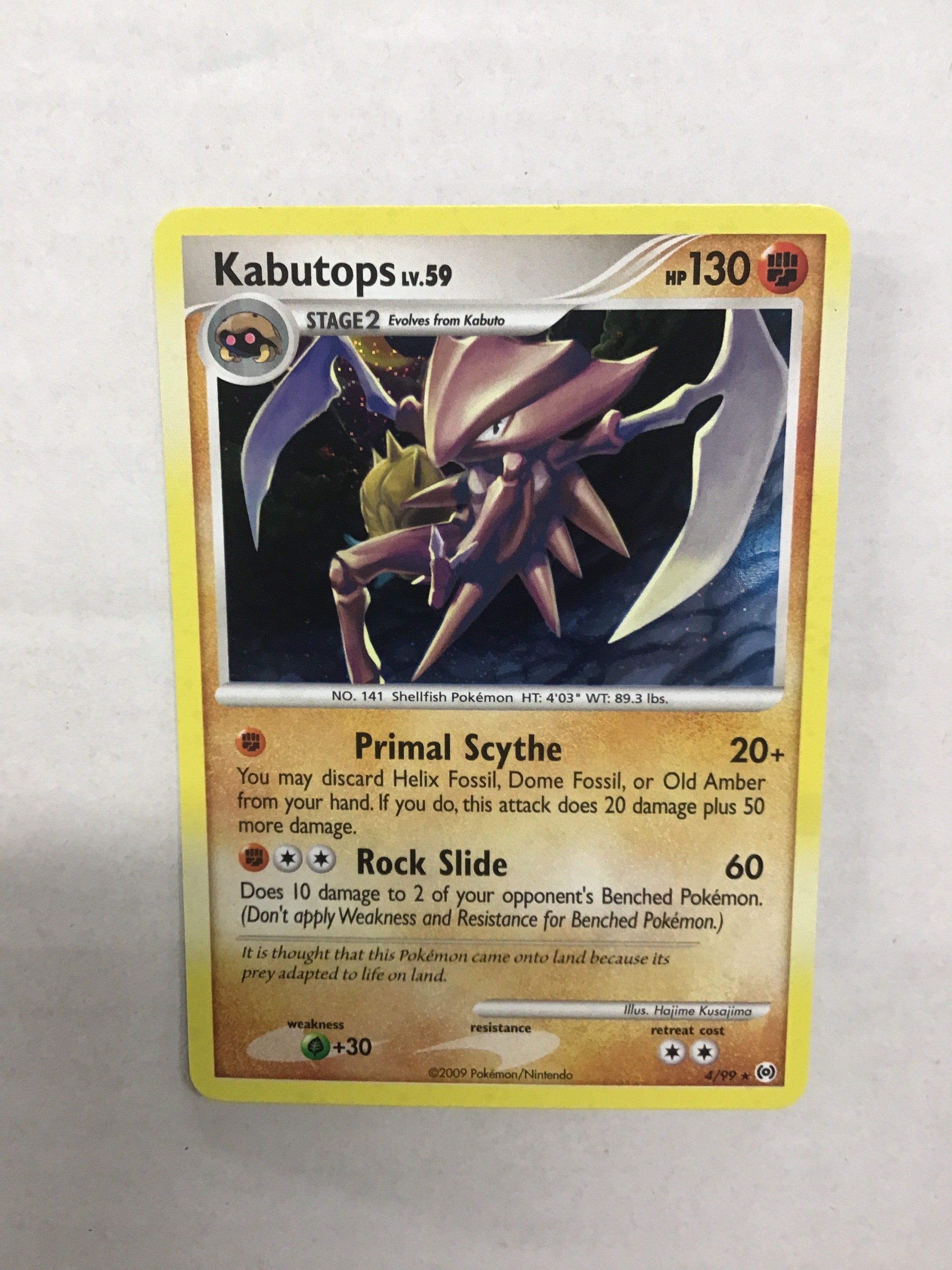 Pokémon TCG - Arceus Kabutos 4/99 NM