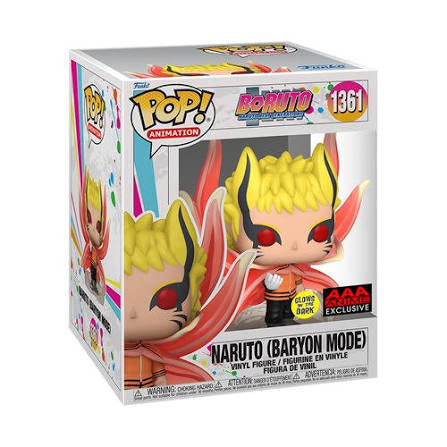 Funko Pop! Animation Boruto Naruto (Baryon Mode) GITD AAA Anime Exclusive #1361