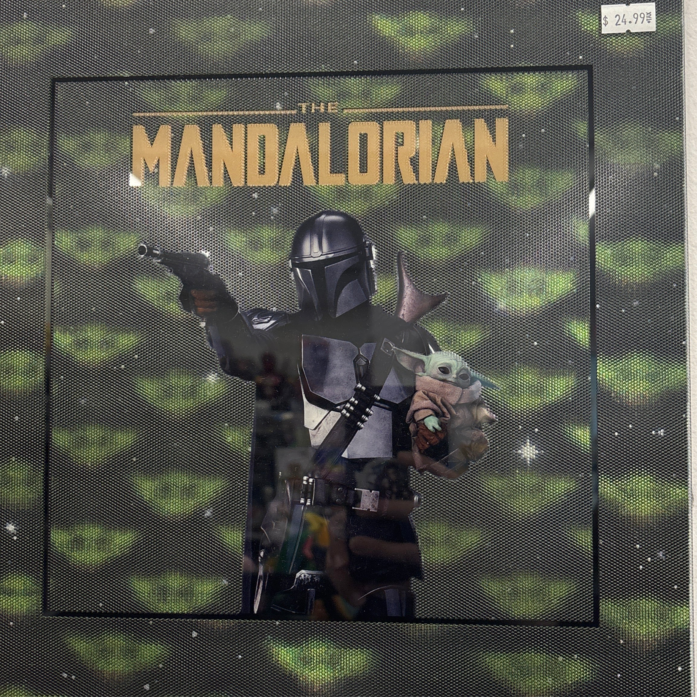 Star Wars The Mandalorian Holographic Poster