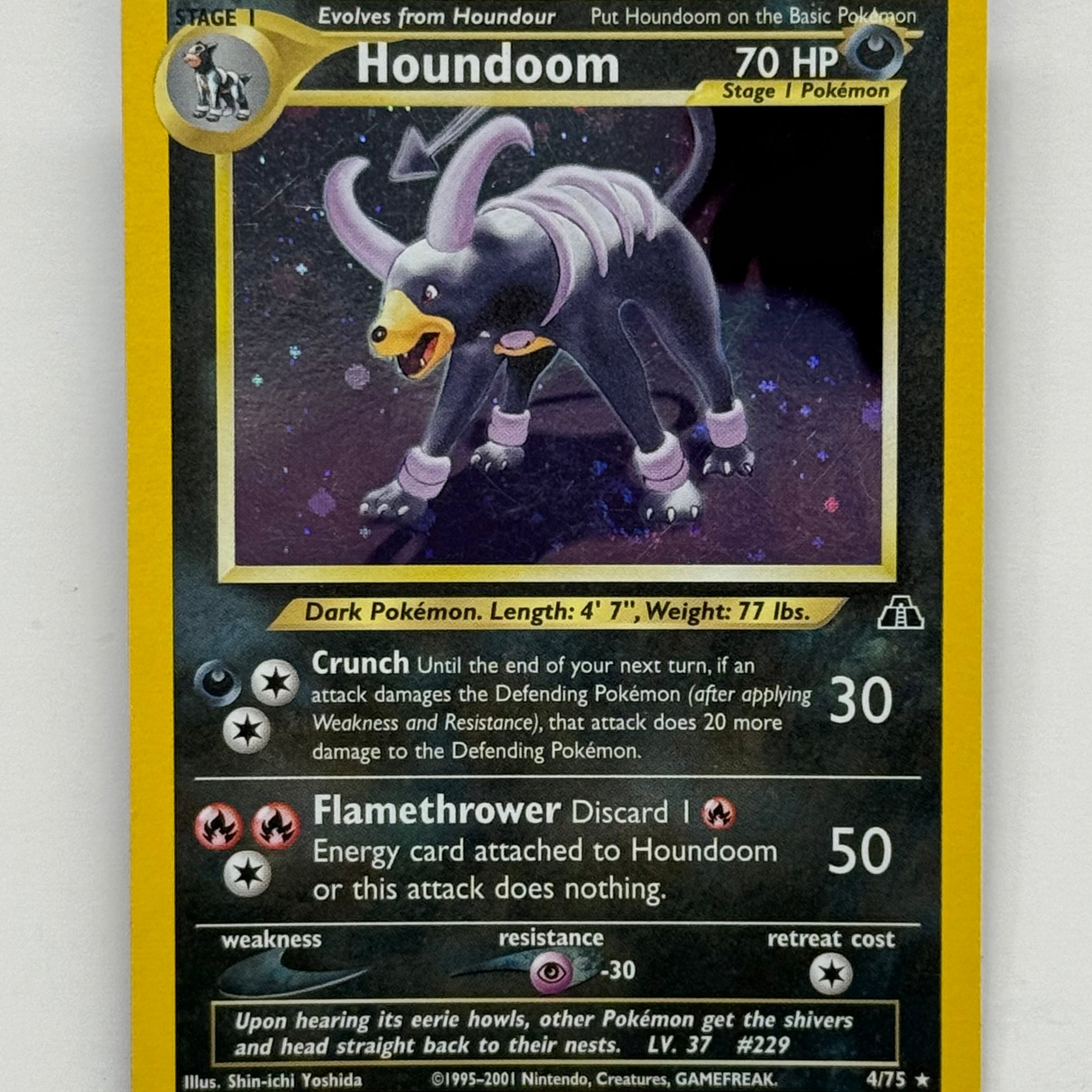 Pokémon TCG - Neo Discovery Houndoom Holo 4/75 LP