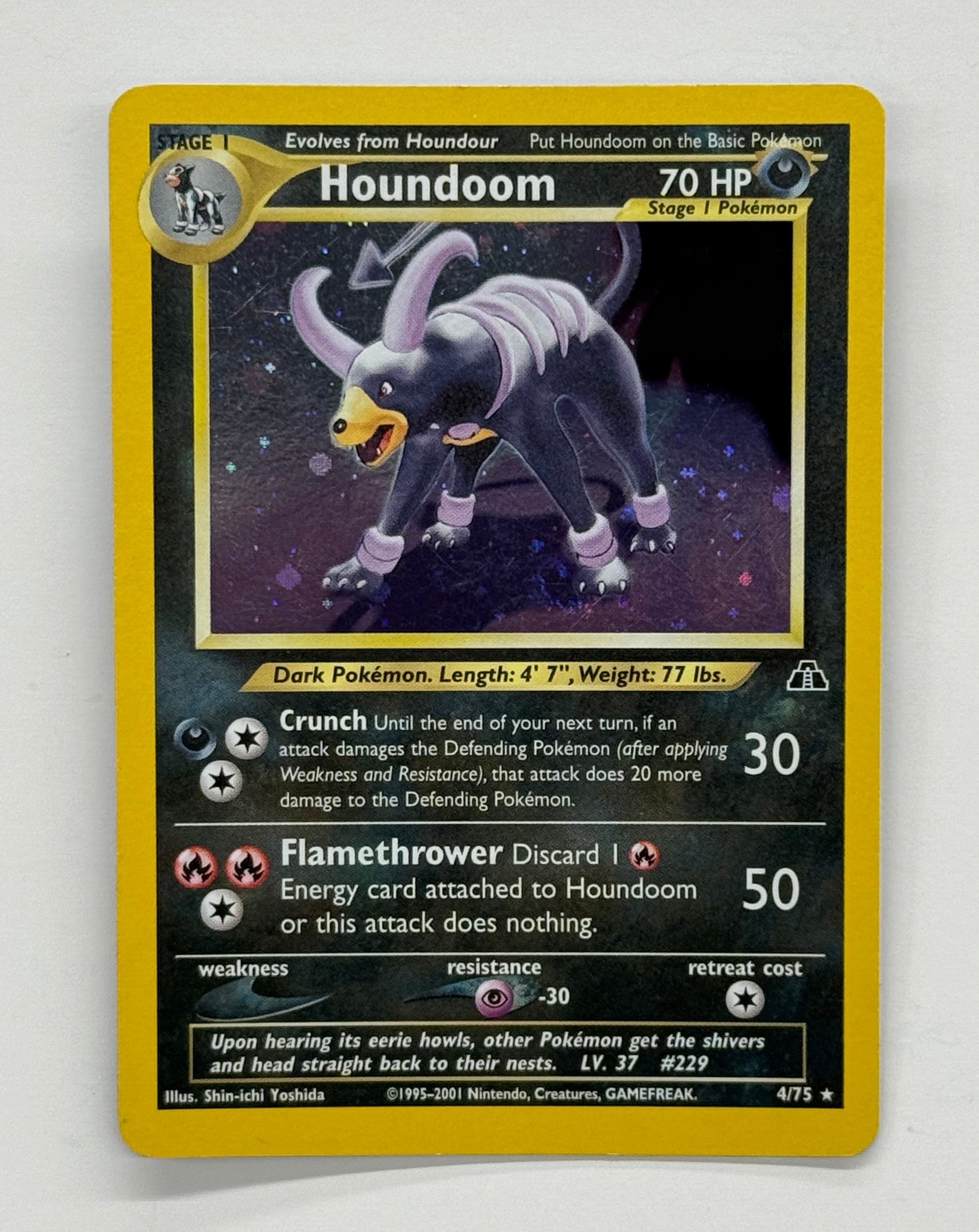 Pokémon TCG - Neo Discovery Houndoom Holo 4/75 LP