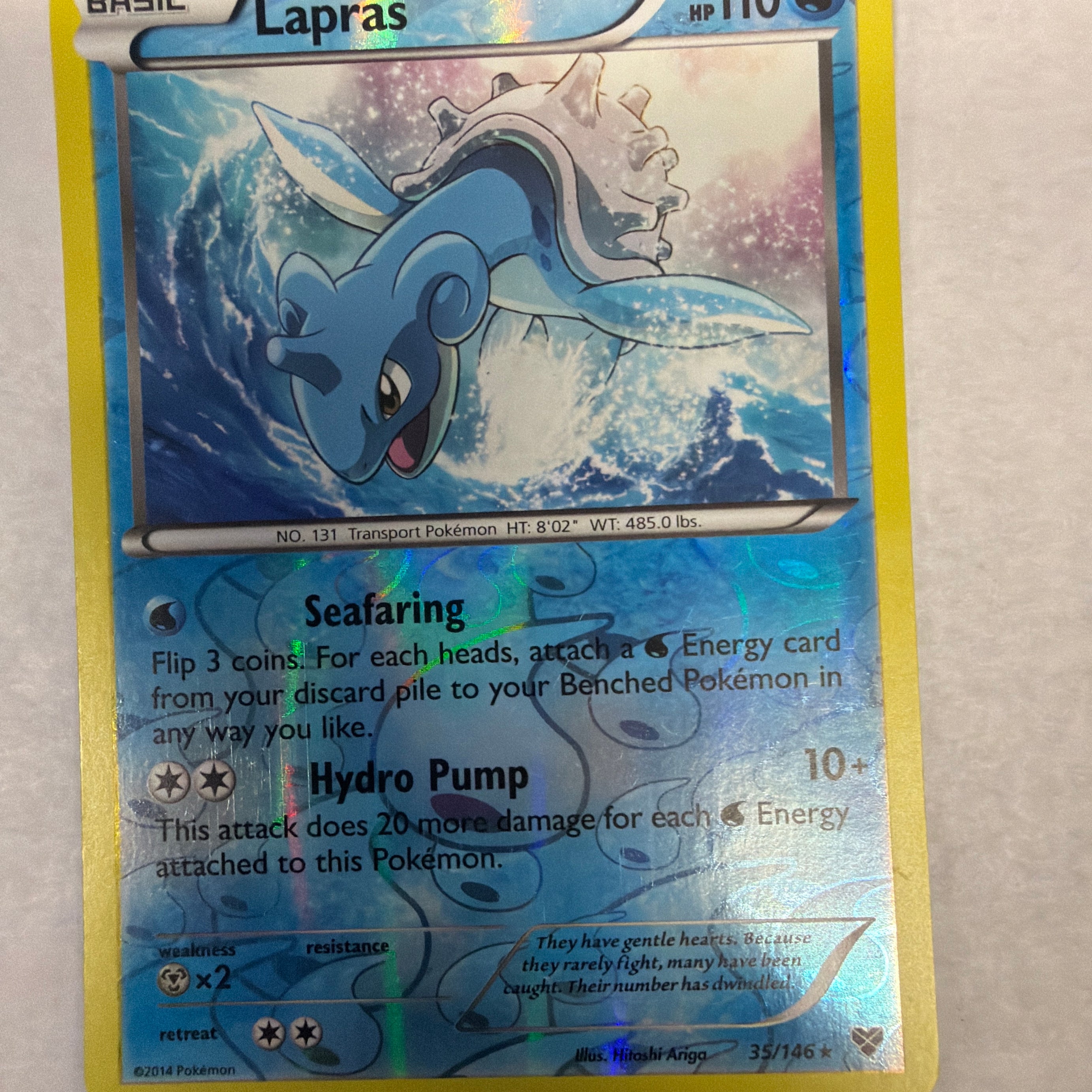 Pokémon TCG - XY Base Set Lapras 35/146 MP
