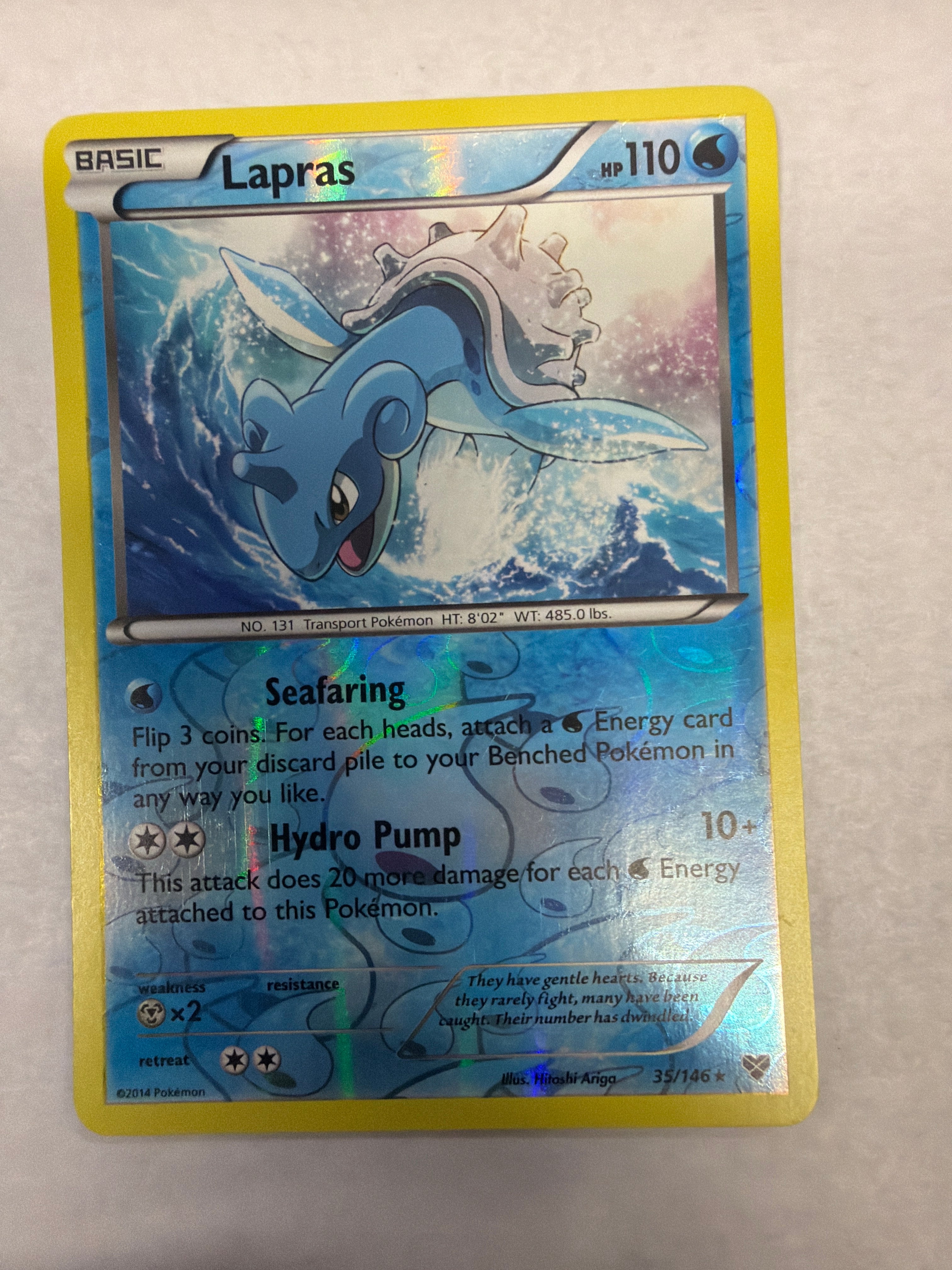 Pokémon TCG - XY Base Set Lapras 35/146 MP