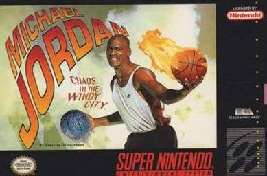 Nintendo Super Nintendo Michael Jordan Chaos In The Windy City Video Game