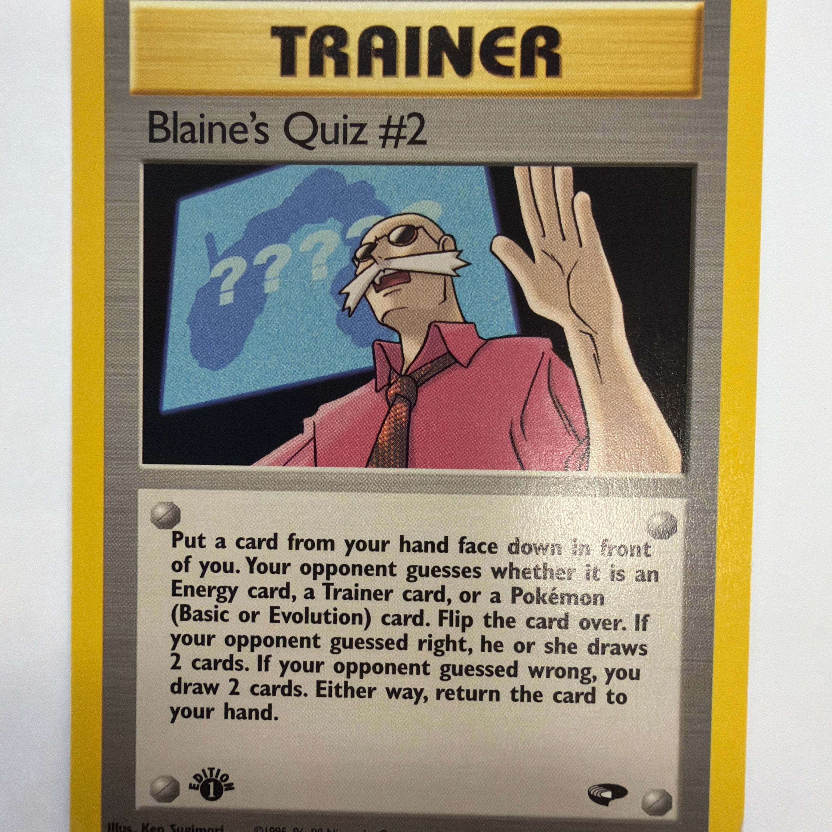 Pokémon TCG - Gym Challenge 1st Edition Blaine's Quiz #2 111/132 Non-Holo NM