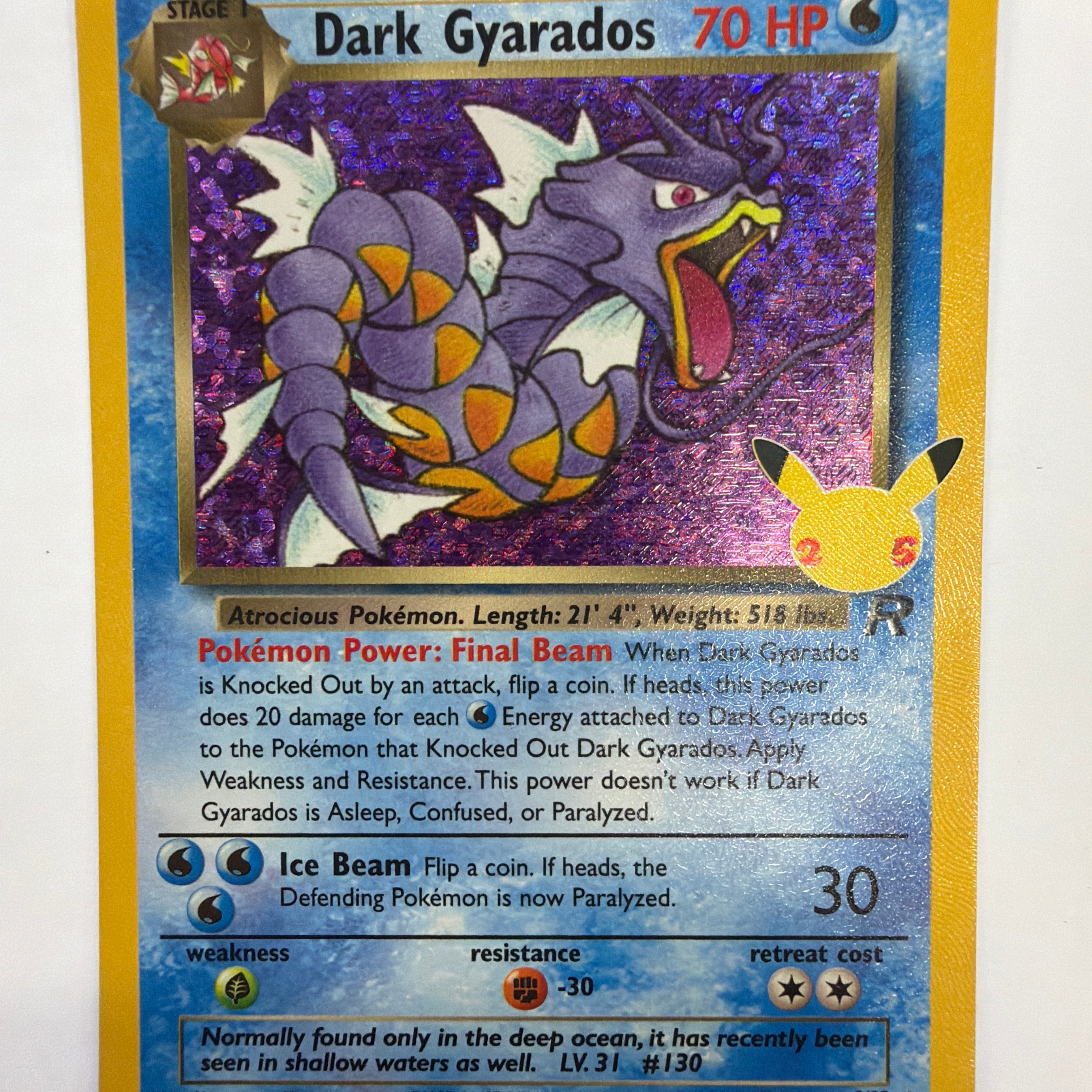 Pokémon TCG - Celebrations: Classic Collection Dark Gyarados 8/82 NM