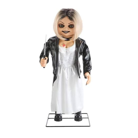 Chucky 3.5 Ft Animated Tiffany Valentine Doll with Knife