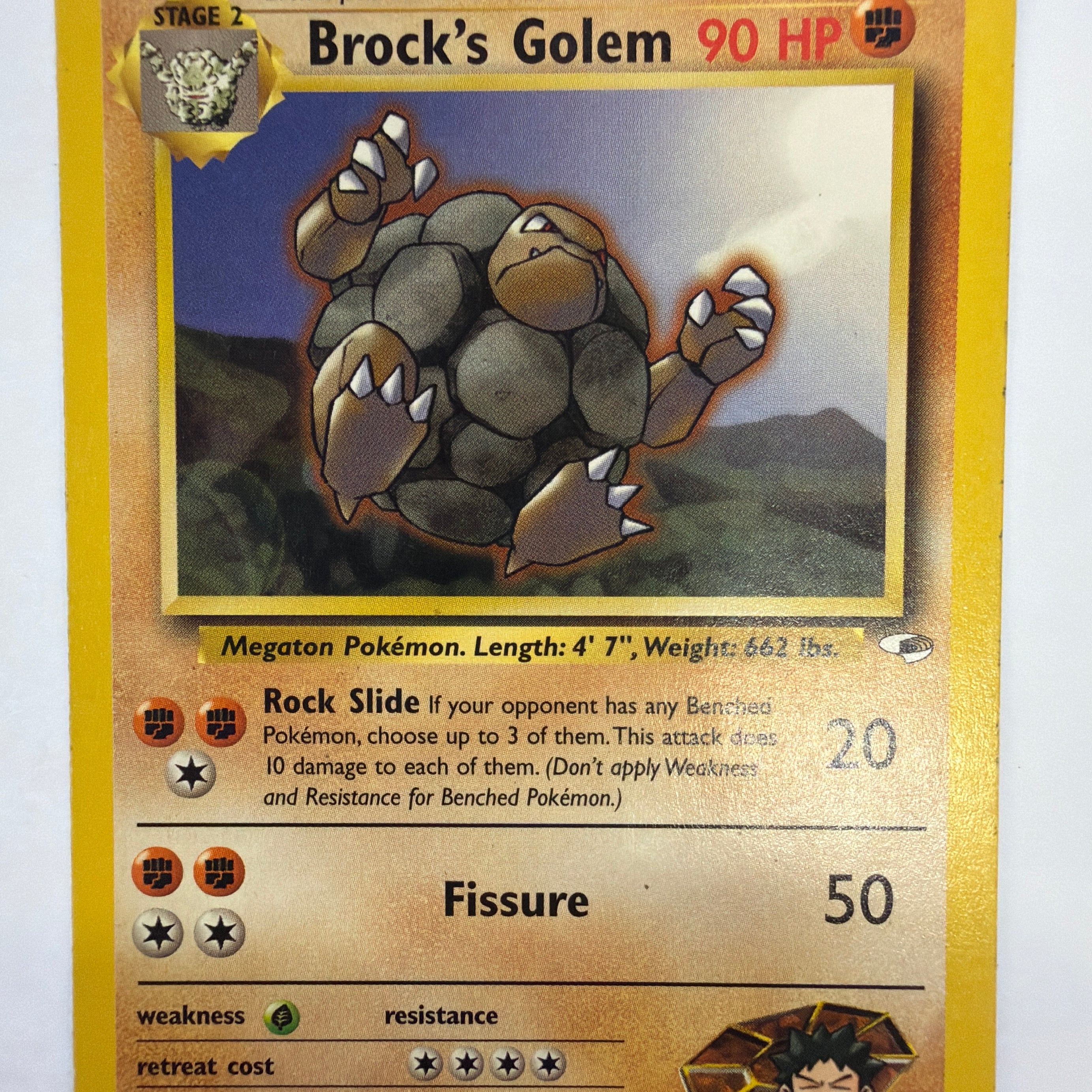 Pokémon TCG - Gym Heroes Unlimited Brock's Golem 20/132 Non-Holo MP