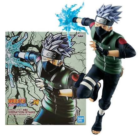 Bandai Banpresto Vibration Stars Naruto Shippuden 20th Anniversary Hatake Kakashi Statue