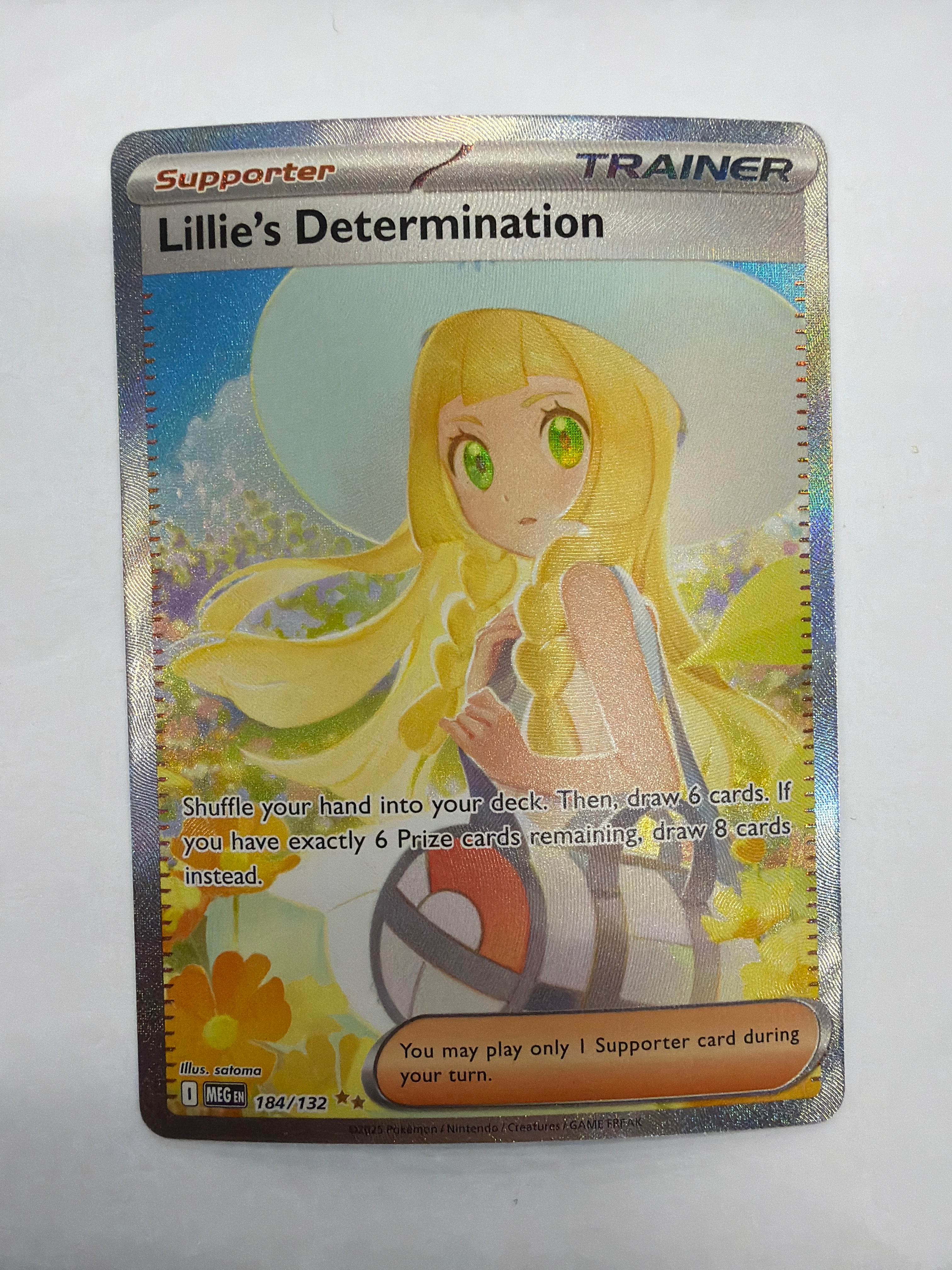 Pokémon TCG - Mega Evolution Lillie's Determination 184/132 NM