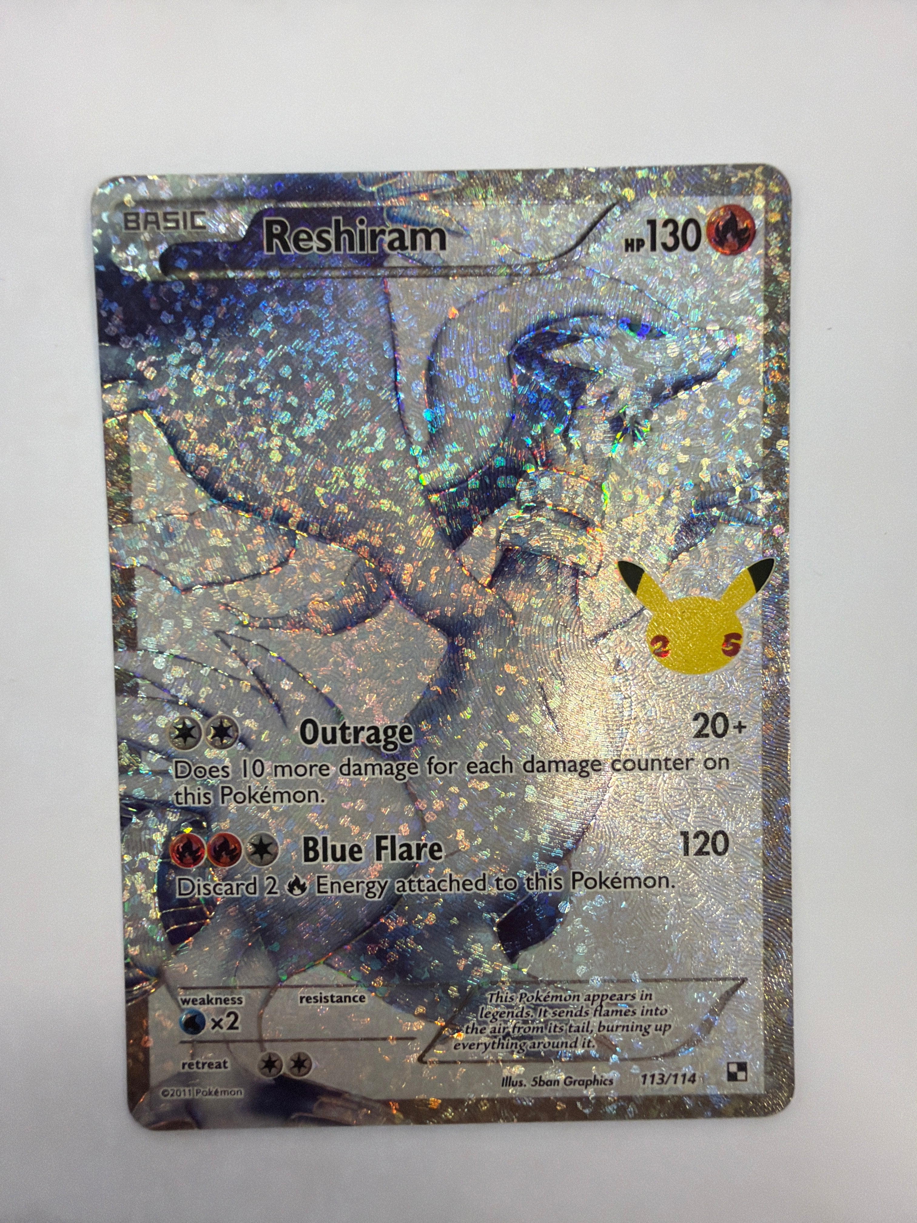 Pokémon TCG - Celebrations Reshiram 113/114 MP