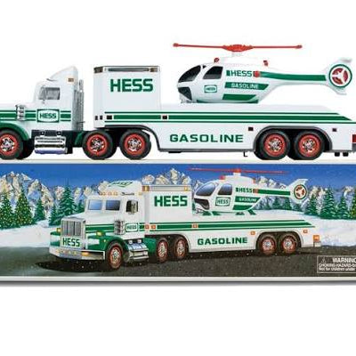 Hess Trucks 1995 Toy Truck and Helicopter