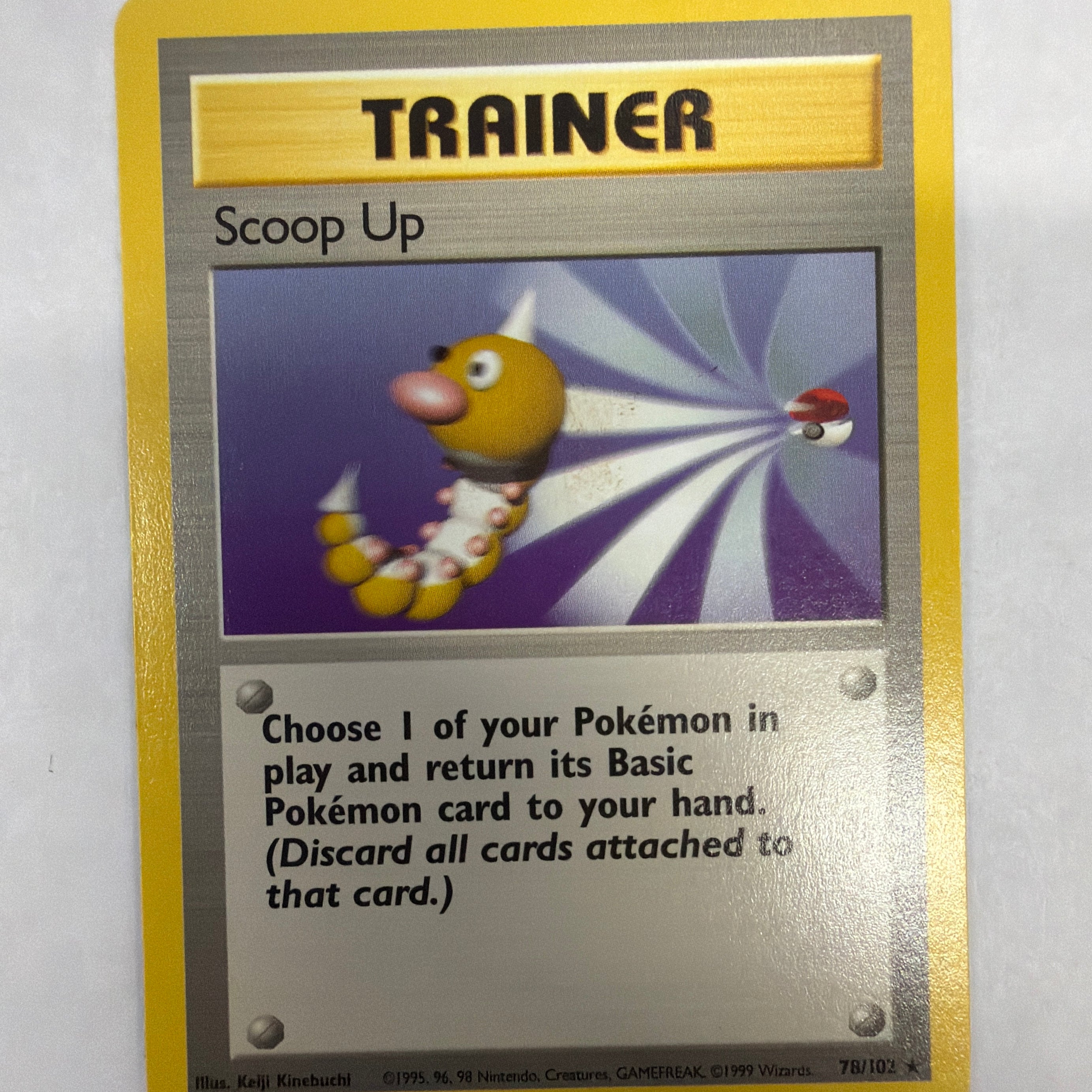 Pokémon TCG - Base Set Unlimited Scoop Up 78/102 Non-Holo LP