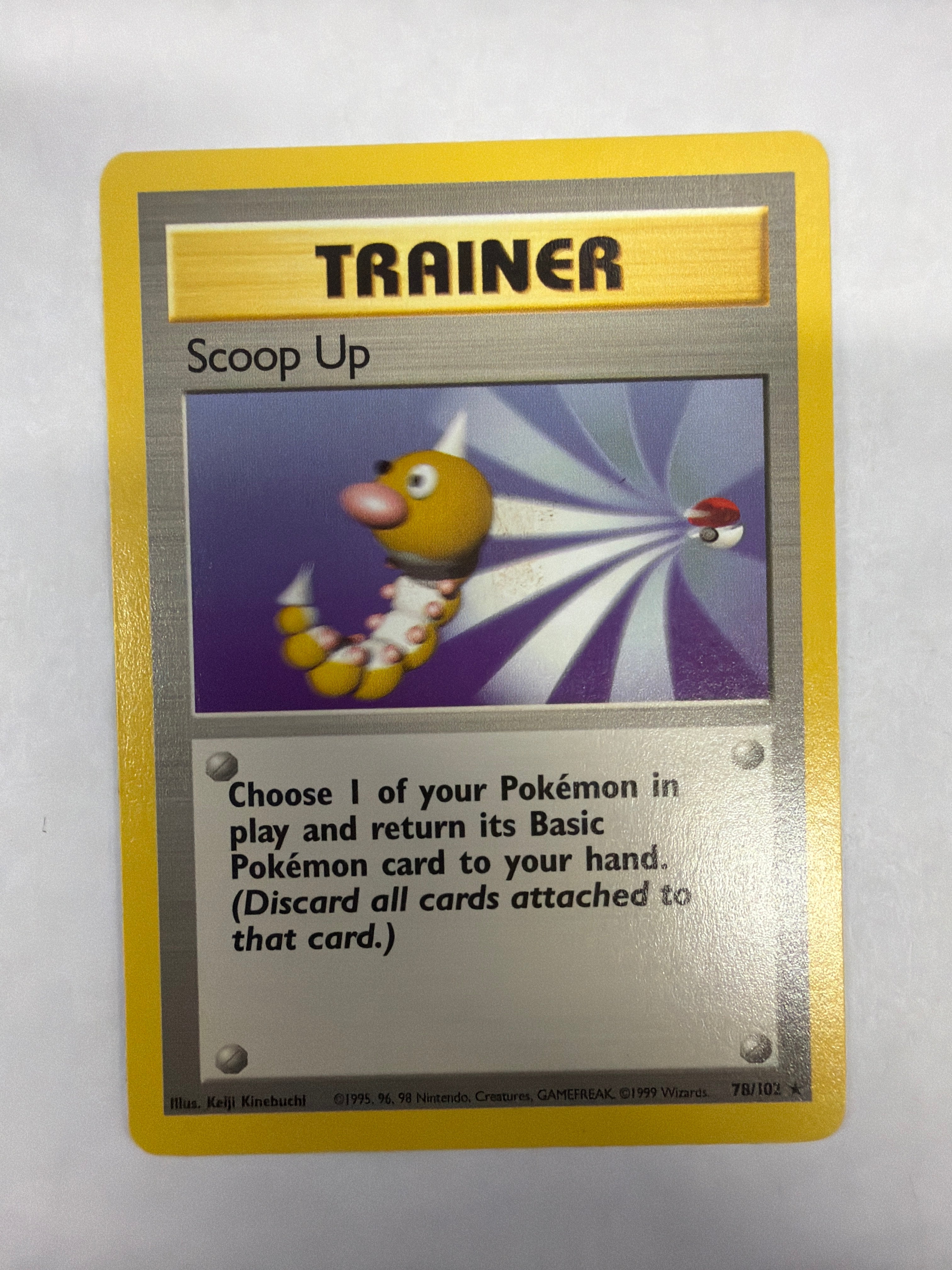 Pokémon TCG - Base Set Unlimited Scoop Up 78/102 Non-Holo LP
