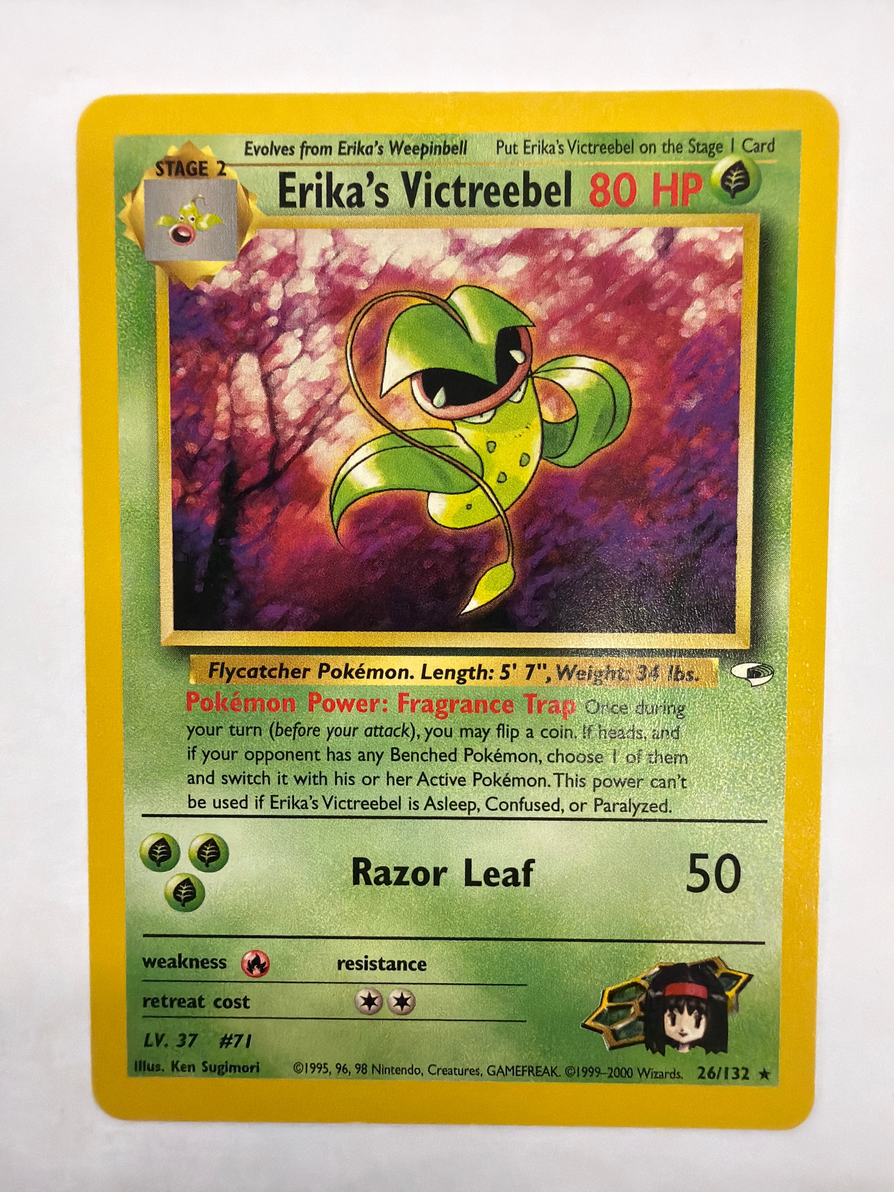Pokémon TCG - Gym Heroes Unlimited Erika's Victreebel 26/132 Non-Holo LP