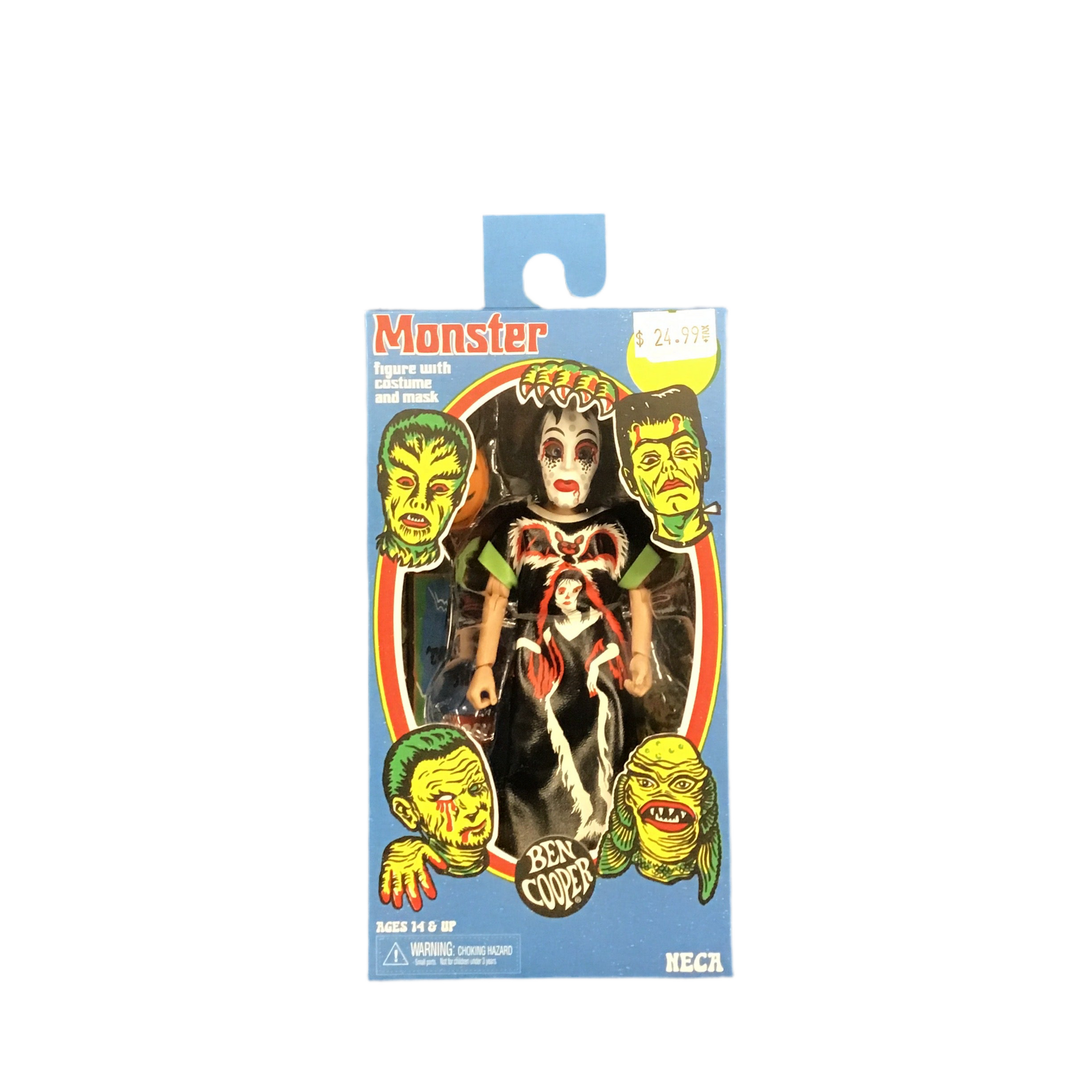 Neca Ben Cooper Monster Vampire Girl Action Figure with Costume and Mask