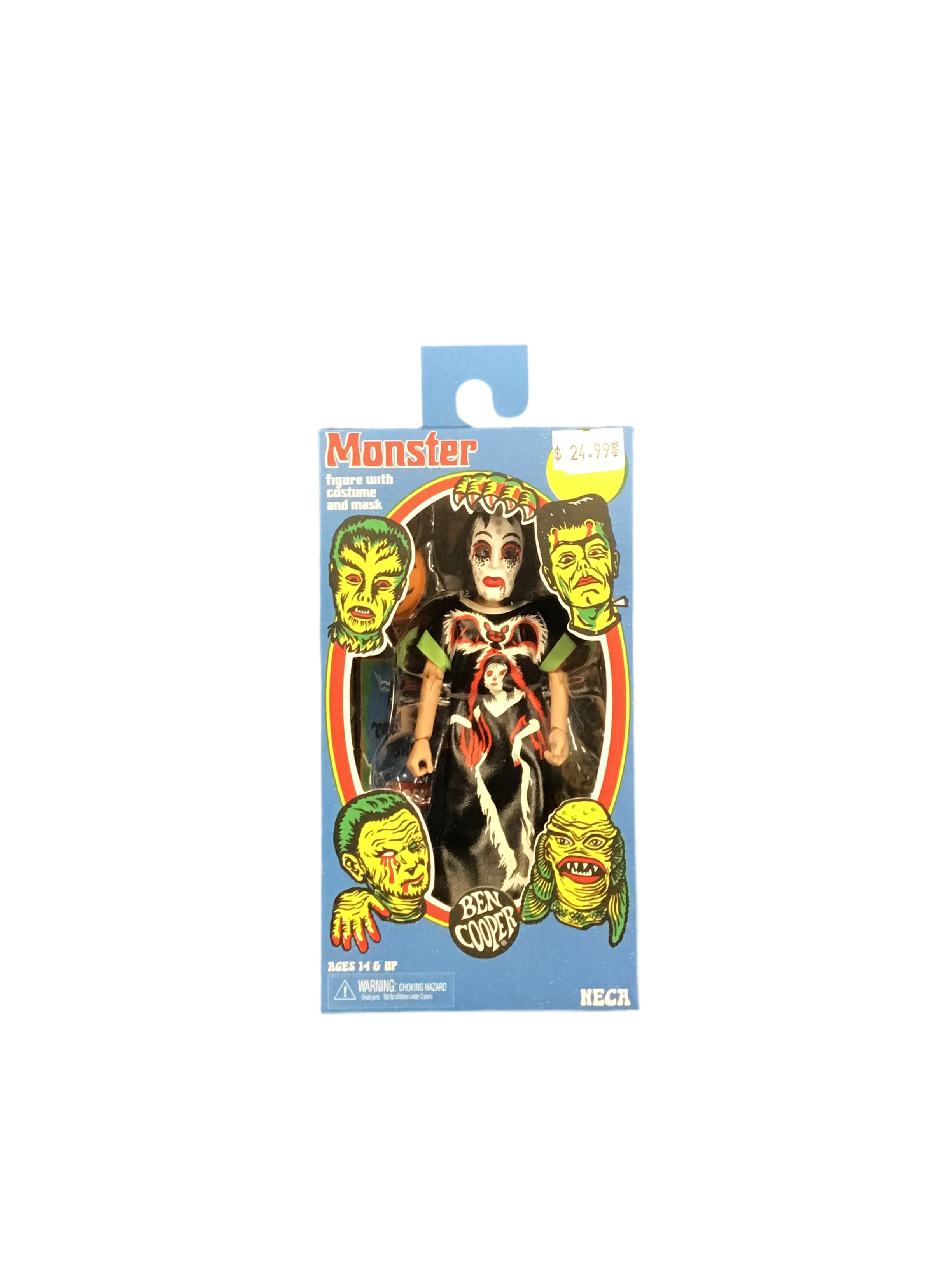 Neca Ben Cooper Monster Vampire Girl Action Figure with Costume and Mask