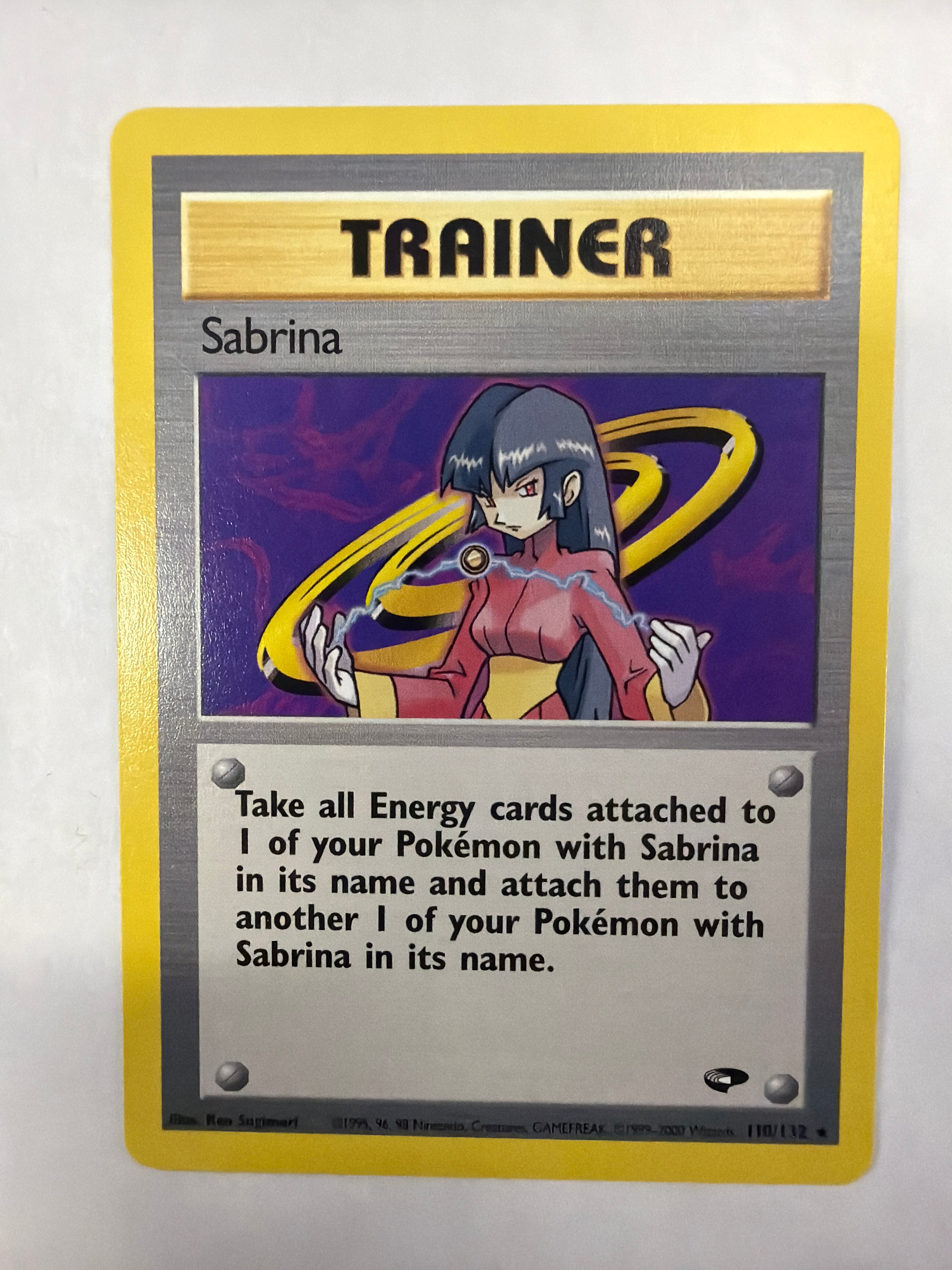 Pokémon TCG - Gym Challenge Unlimited Sabrina 110/132 Non-Holo LP