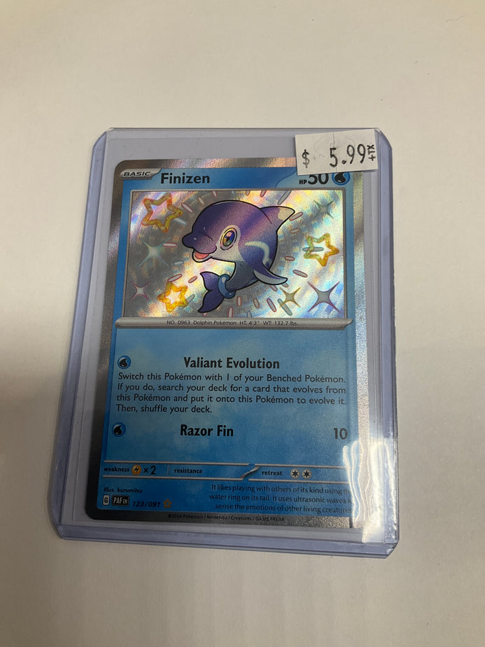Pokemon TCG Finizen 123/091 Paldean Fates SR Mint True Believers Gaming and Collectibles Pokemon TCG Finizen 123/091 Paldean Fates SR Mint True Believers Gaming and Collectibles