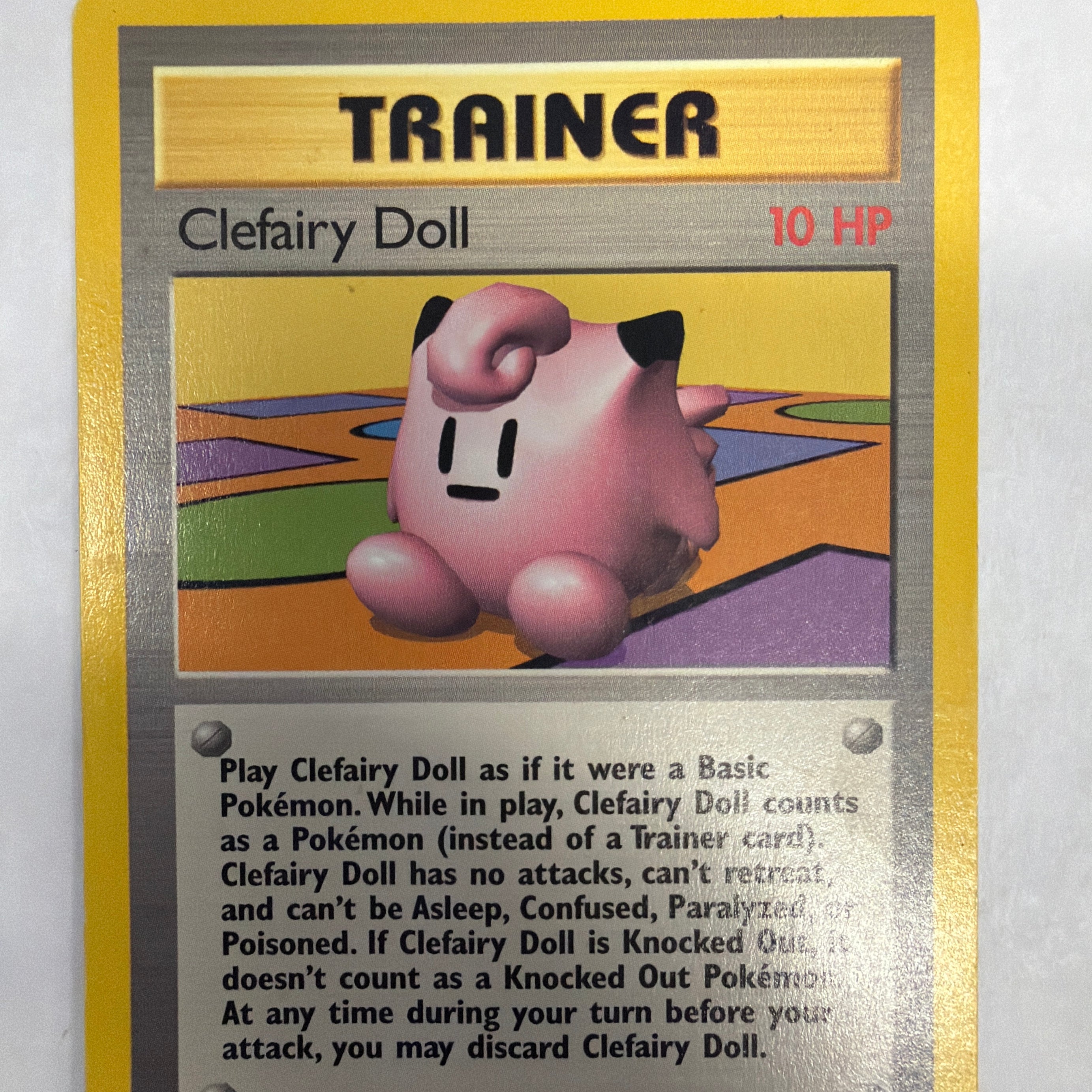Pokémon TCG - Base Set Unlimited Clefairy Doll 70/102 Non-Holo DMG